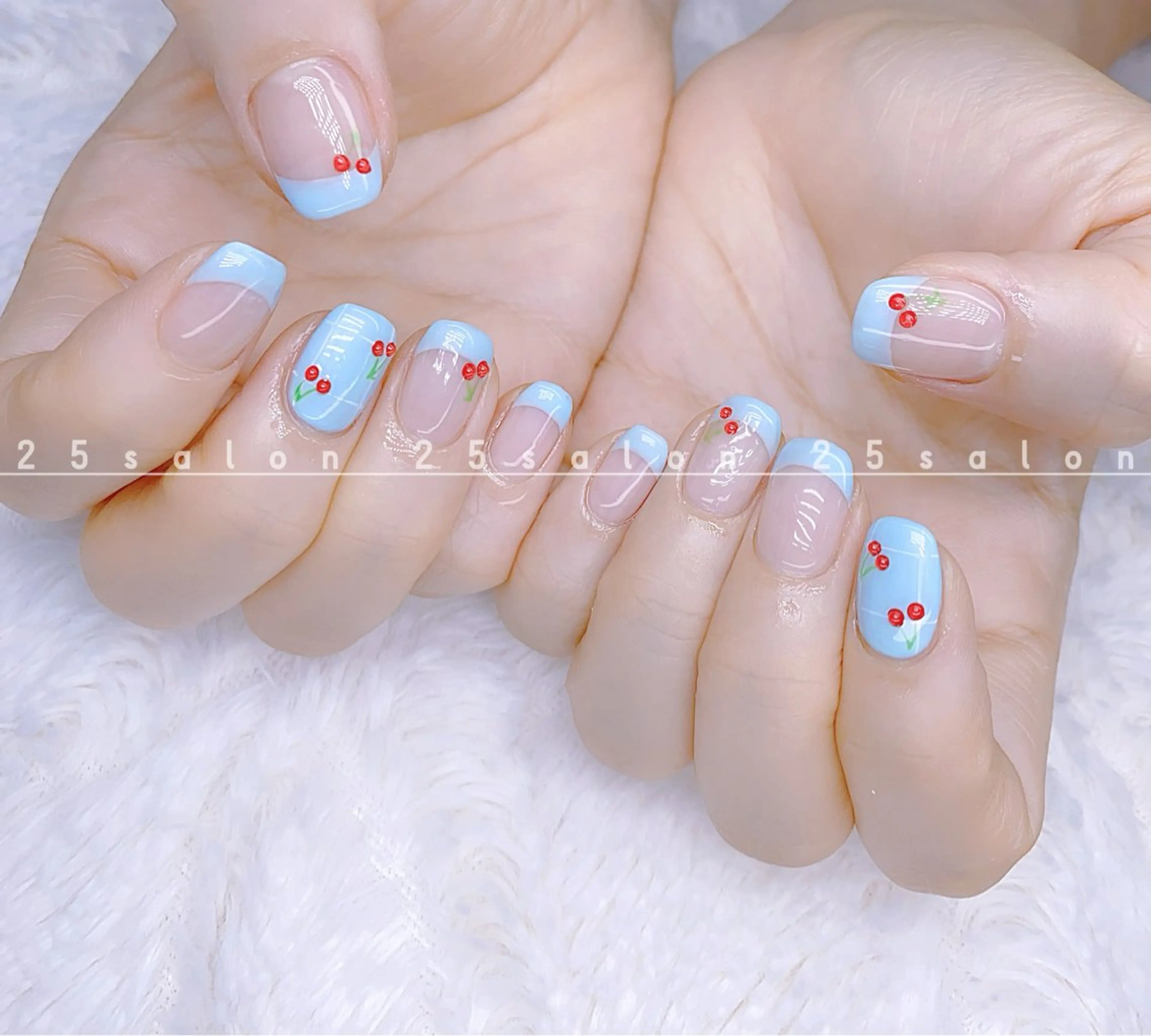ネイル ジェルネイル 韓国ネイル ニュアンスネイル パラジェル ワンホンネイル 2 5のマツエク・マツパデザイン