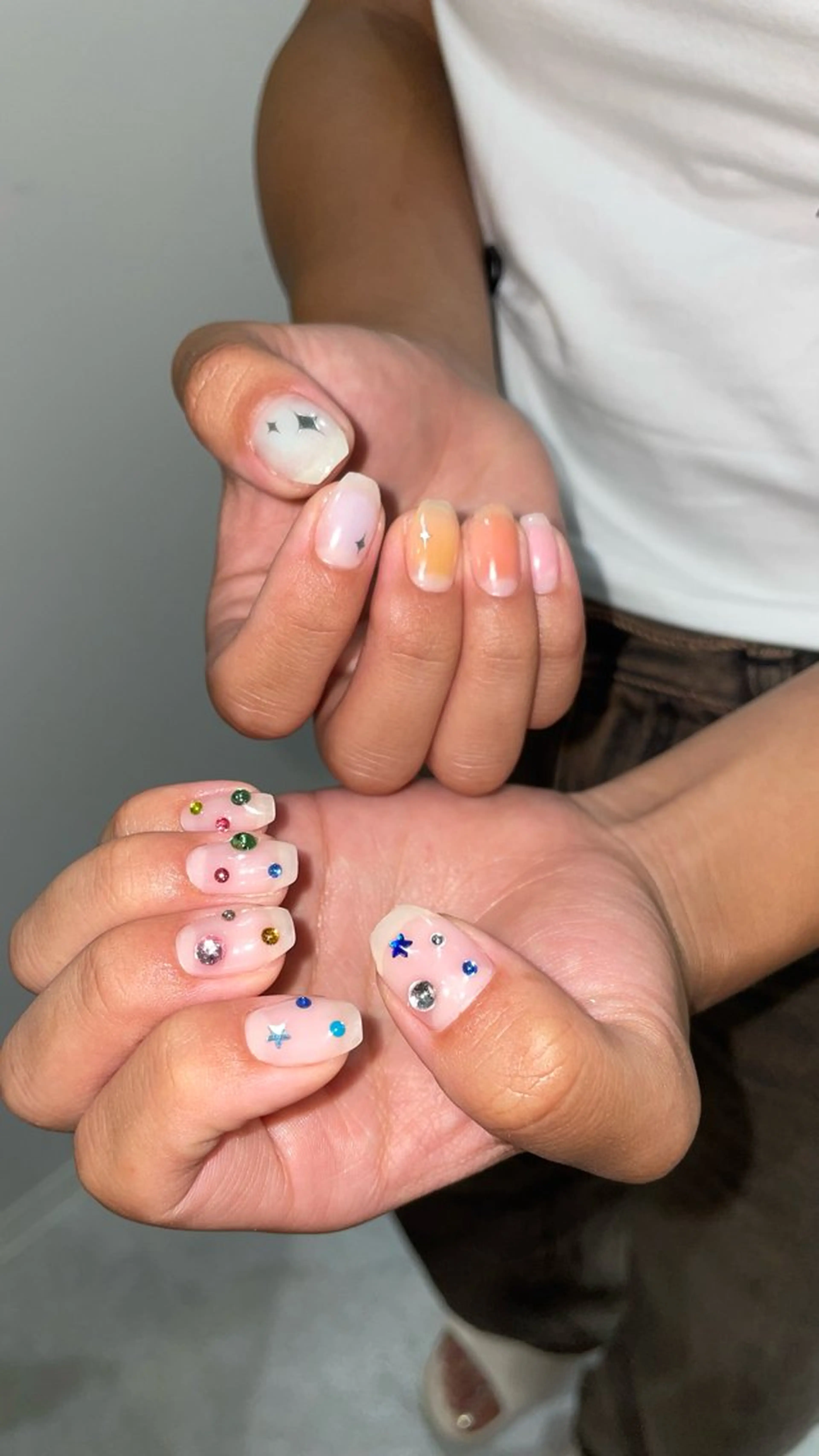 ネイル ハンドネイル GO TODAY 吉祥寺Glint所属・うの 韓国ﾈｲﾙ໒꒱⋆⭒˚のネイルデザイン