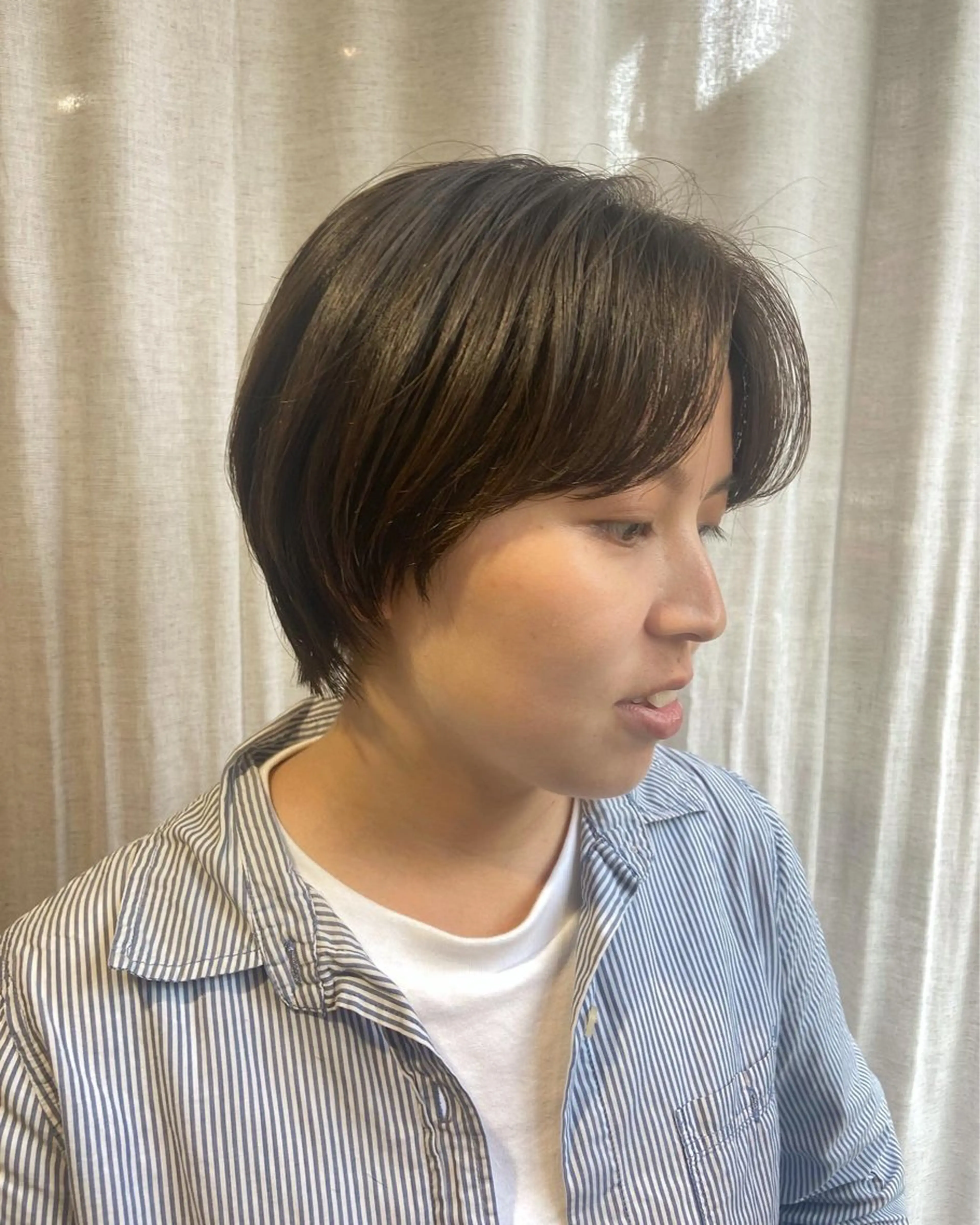 ショート カラー カット トリートメント ヘッドスパ なかまみさと 🌼極上ヘッドスパのヘアスタイル