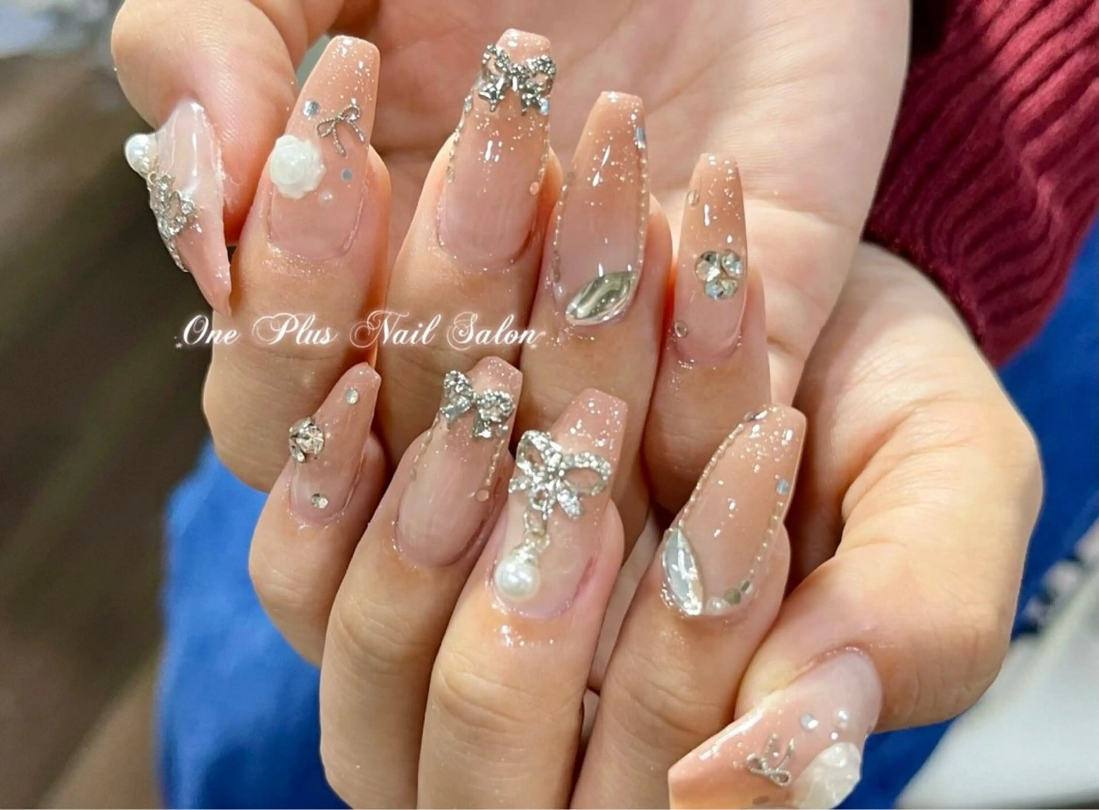 ネイル アートネイル ジェルネイル グラデーション 韓国ネイル 赤色 ゆい yuiのネイルデザイン