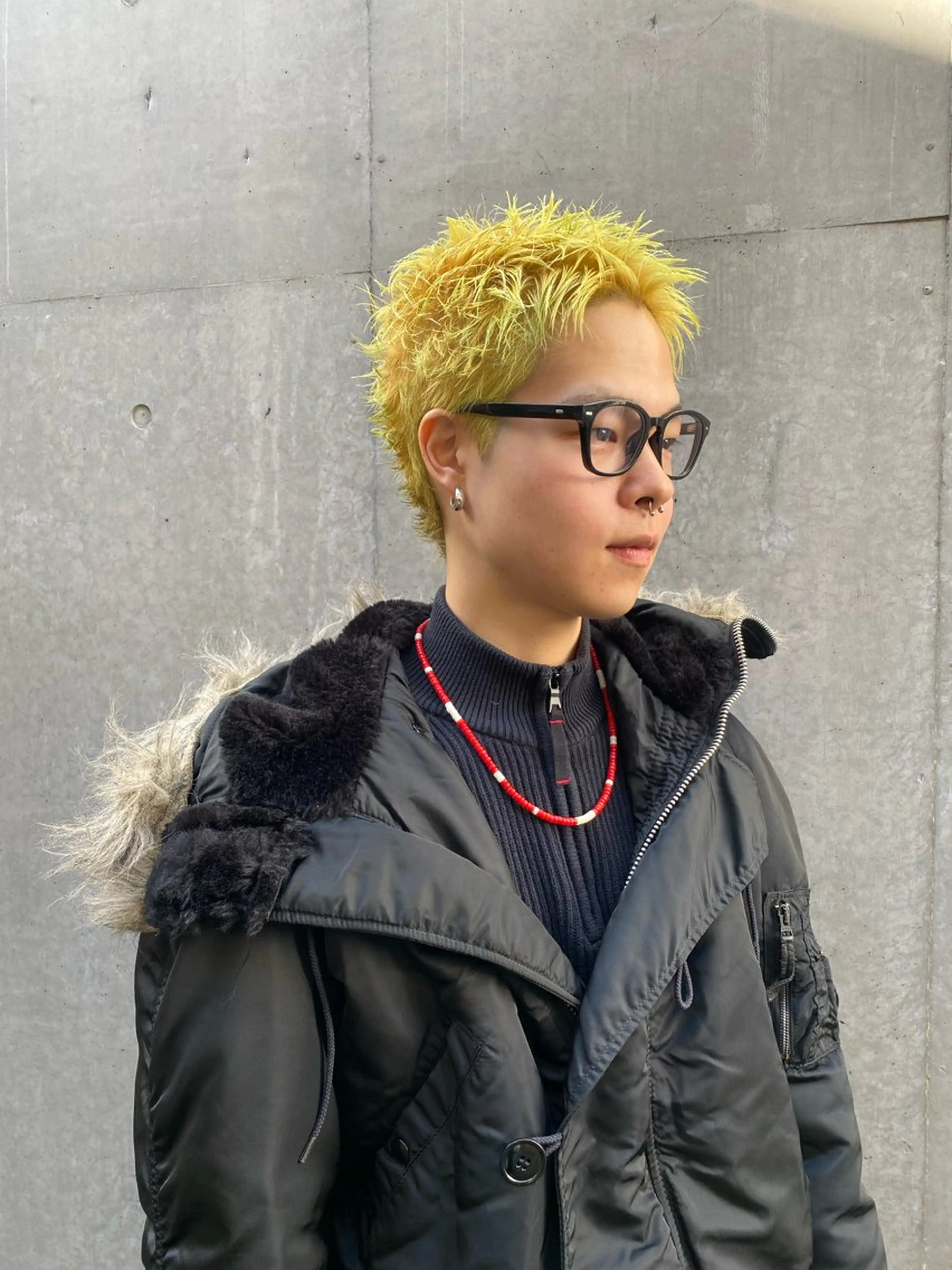 ショート メンズ カット ヘアカラー 菊池大一 溝の口パーマのヘアスタイル