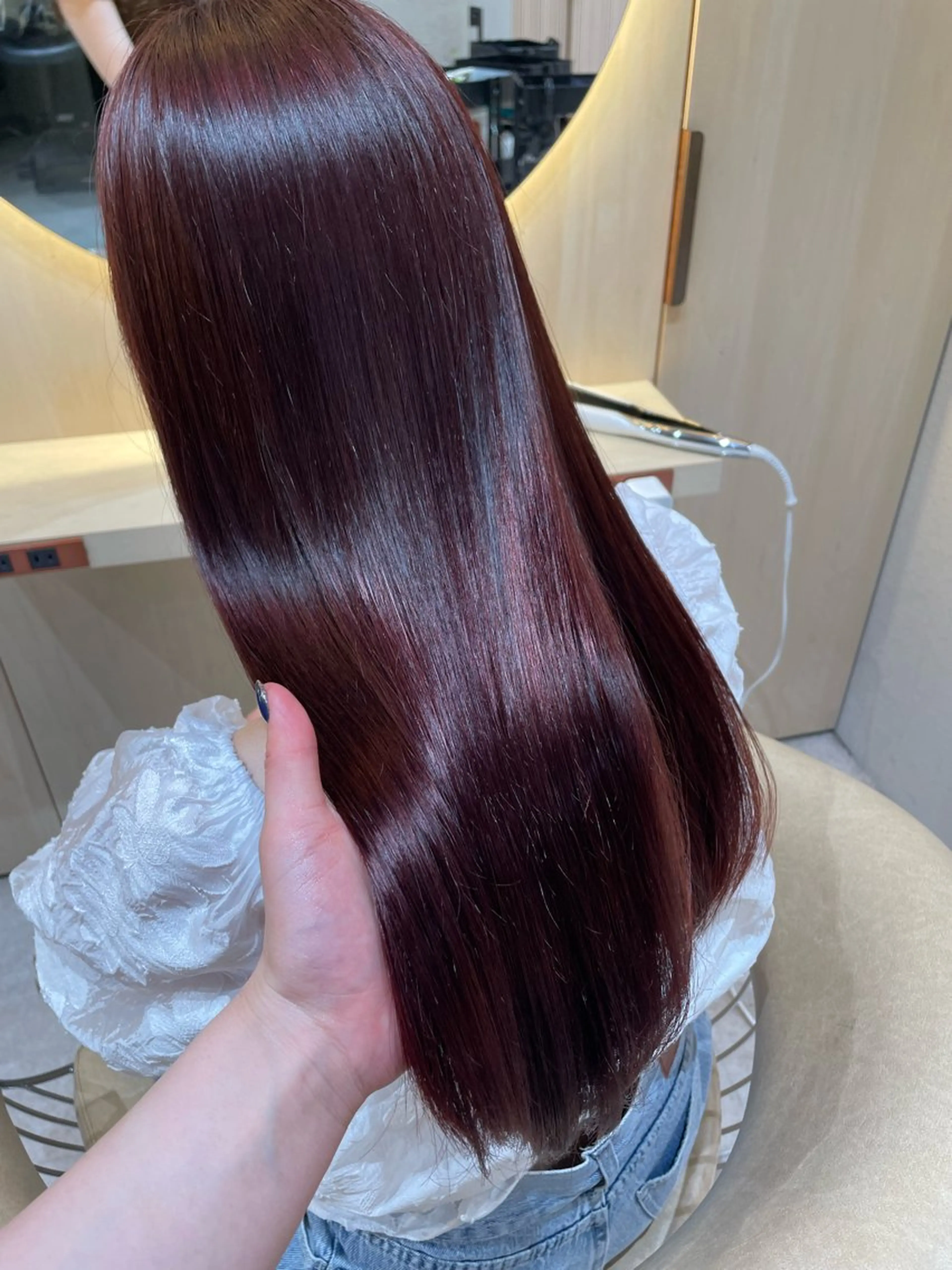 ロング ヘアカラー ブリーチ🌟リタッチ 🎠KANON🎡のヘアスタイル