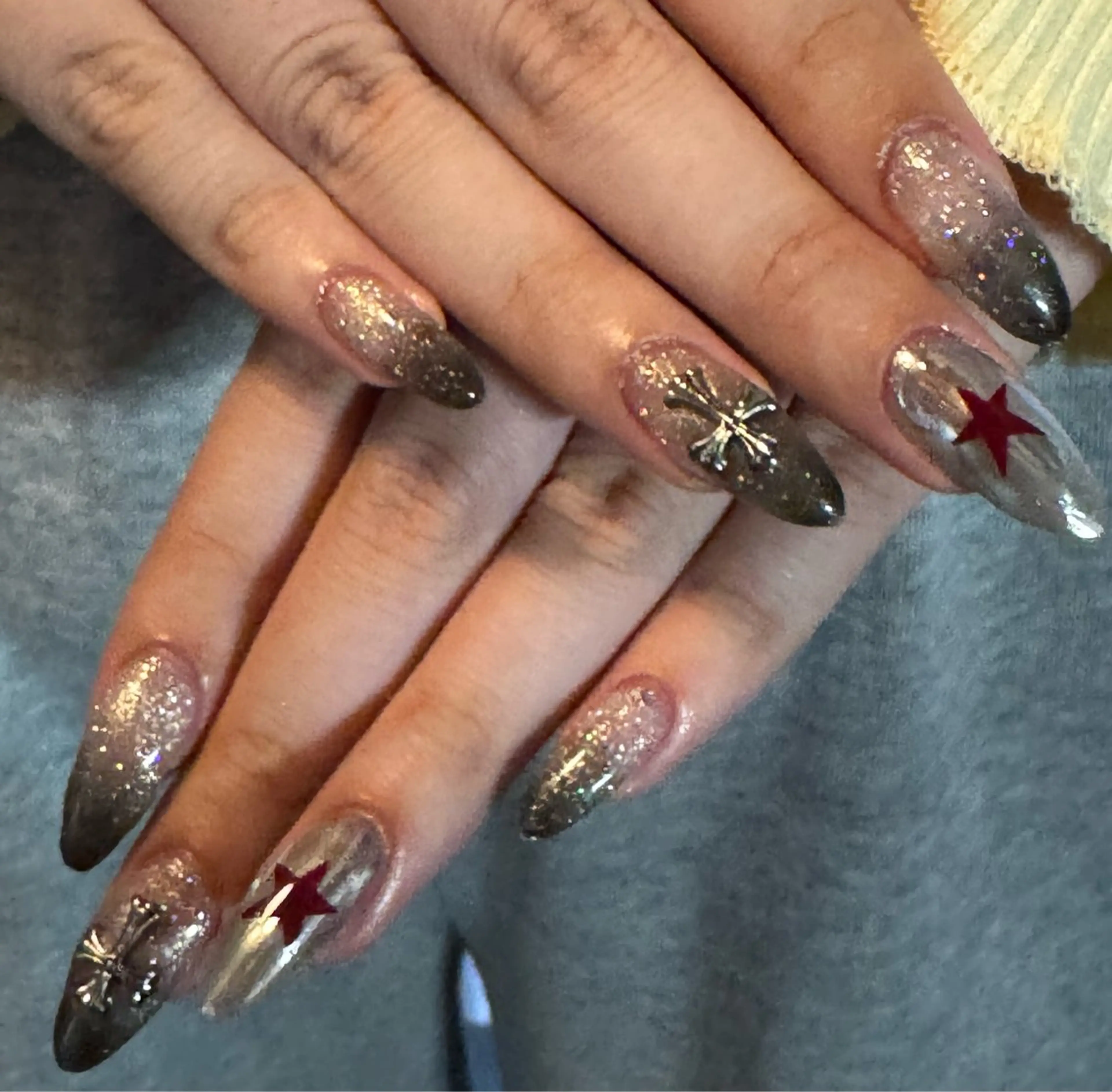 ネイル ハンドネイル MITSUKI🪡 海外/個性派/ロングのネイルデザイン