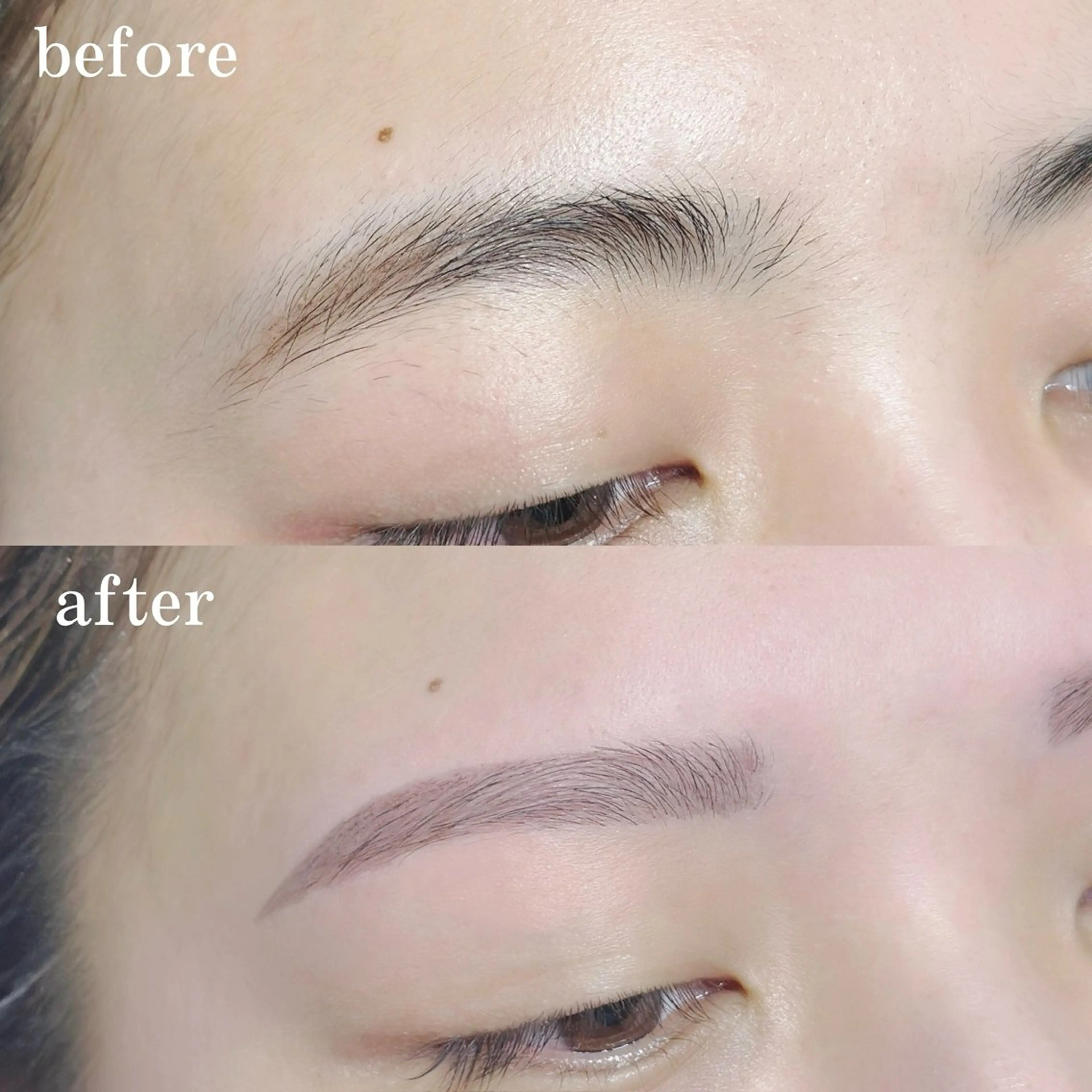 《🌱毛量調整🌱》美眉アイブロウWAX+間引き 保湿+仕上げ込の写真