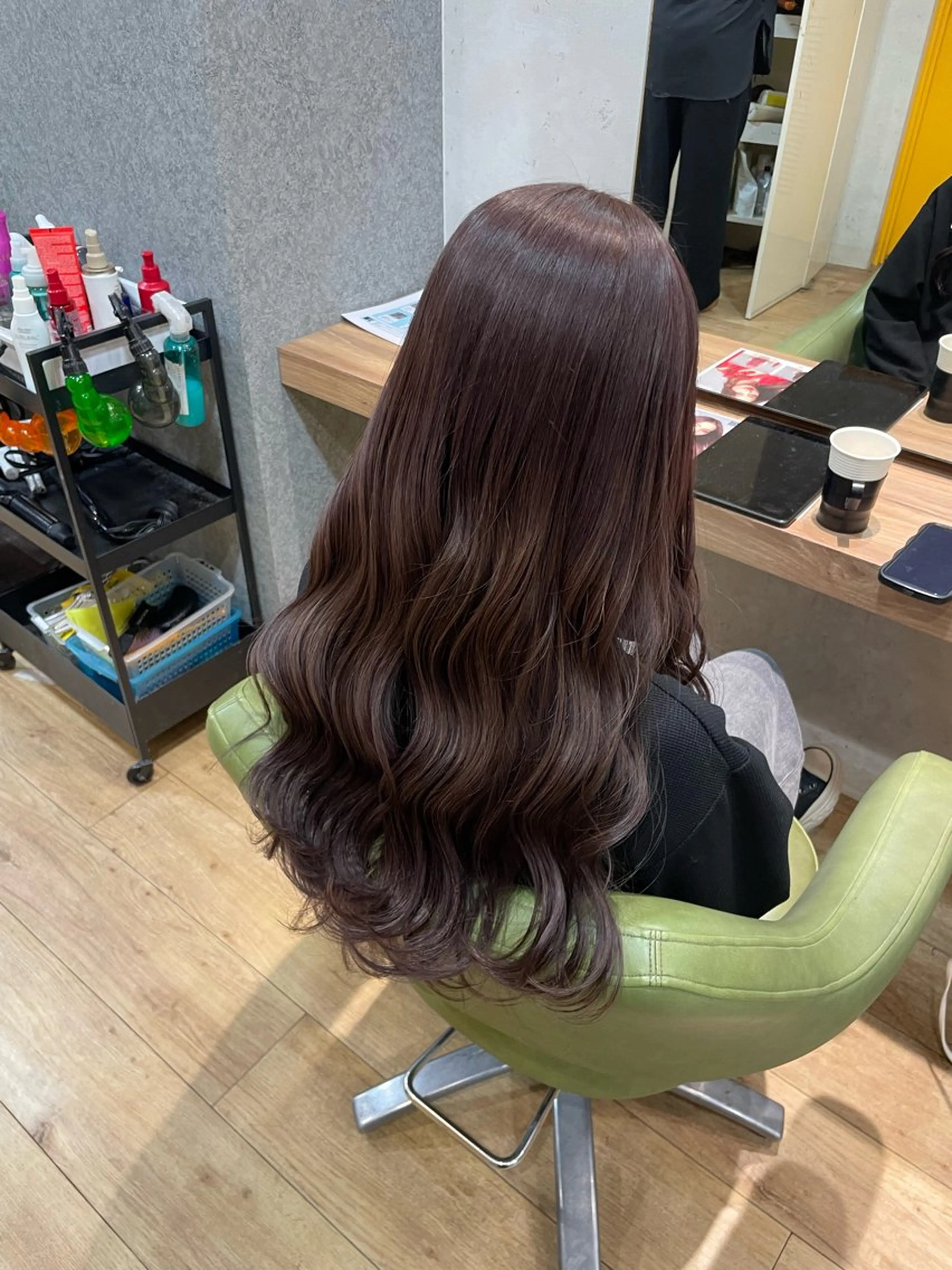 ロング カラー ベージュカラー ラベンダーカラー ラベンダーベージュ 髪質改善/Bloss om🌷高橋沙衣のヘアスタイル