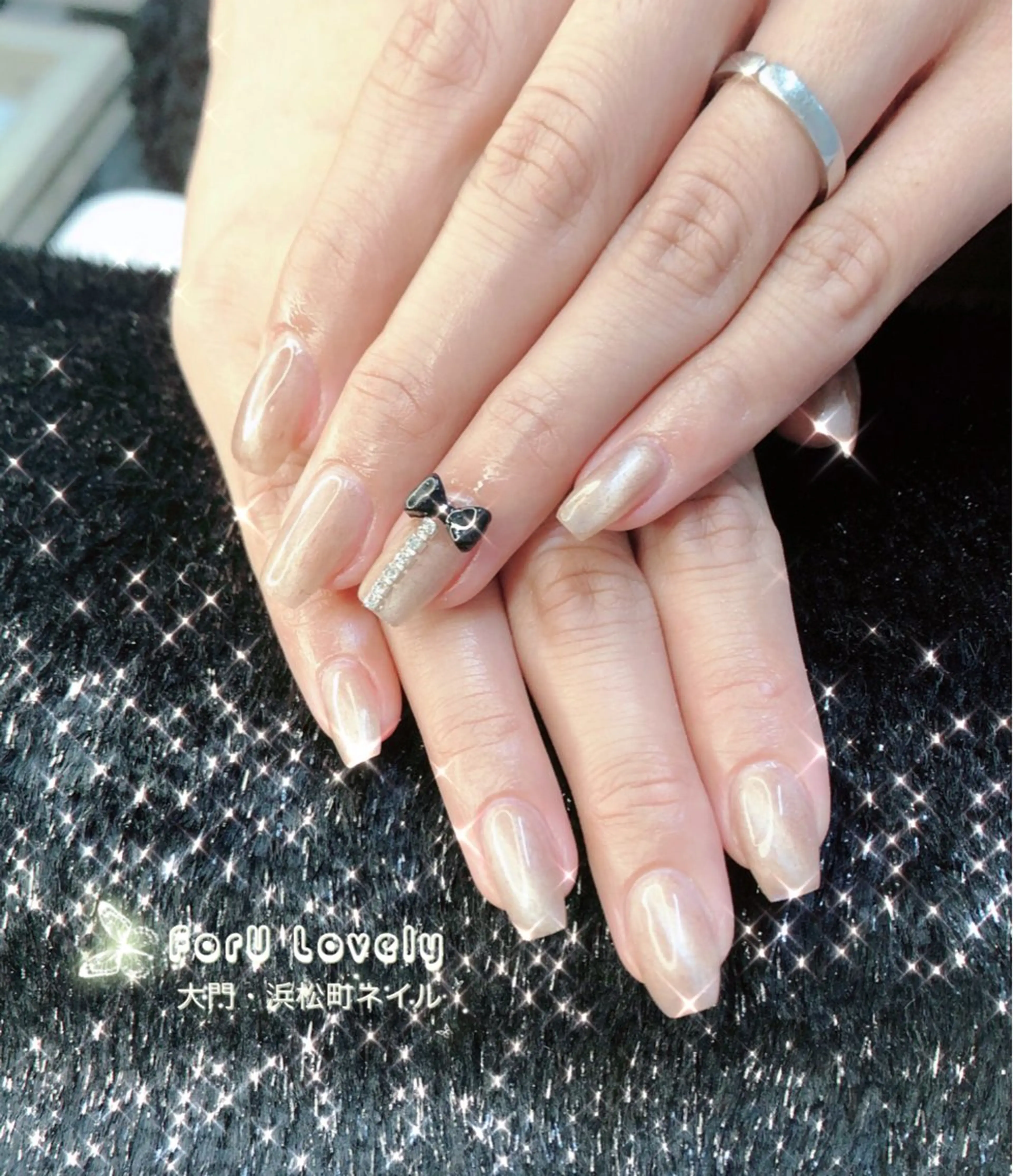 ネイル 桜ネイル フットネイル フレンチネイル ジェルネイル グラデーション ハンドネイル ハンドケア 大門浜松町 ネイルのネイルデザイン