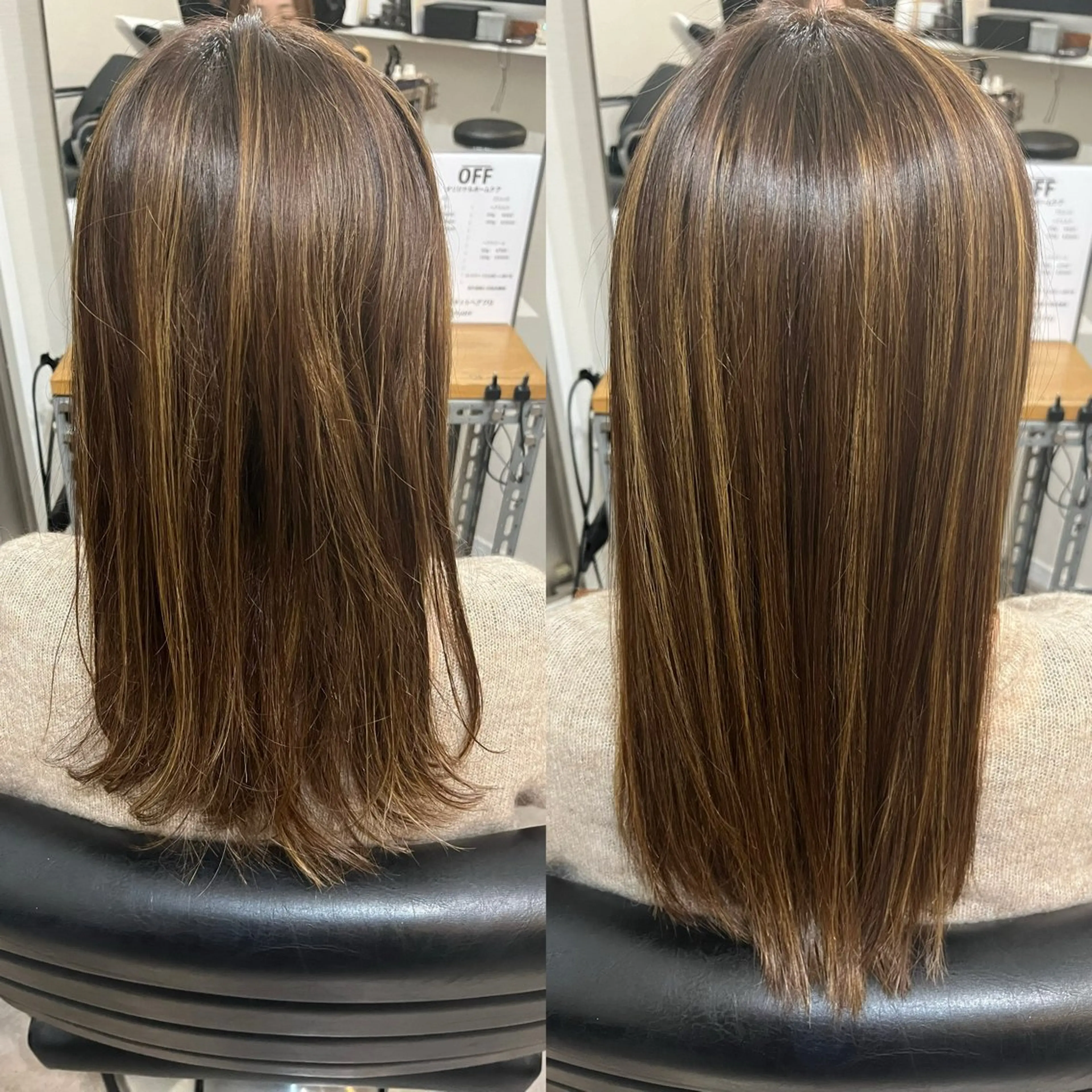 ミディアム カット トリートメント OFF YUYAのヘアスタイル