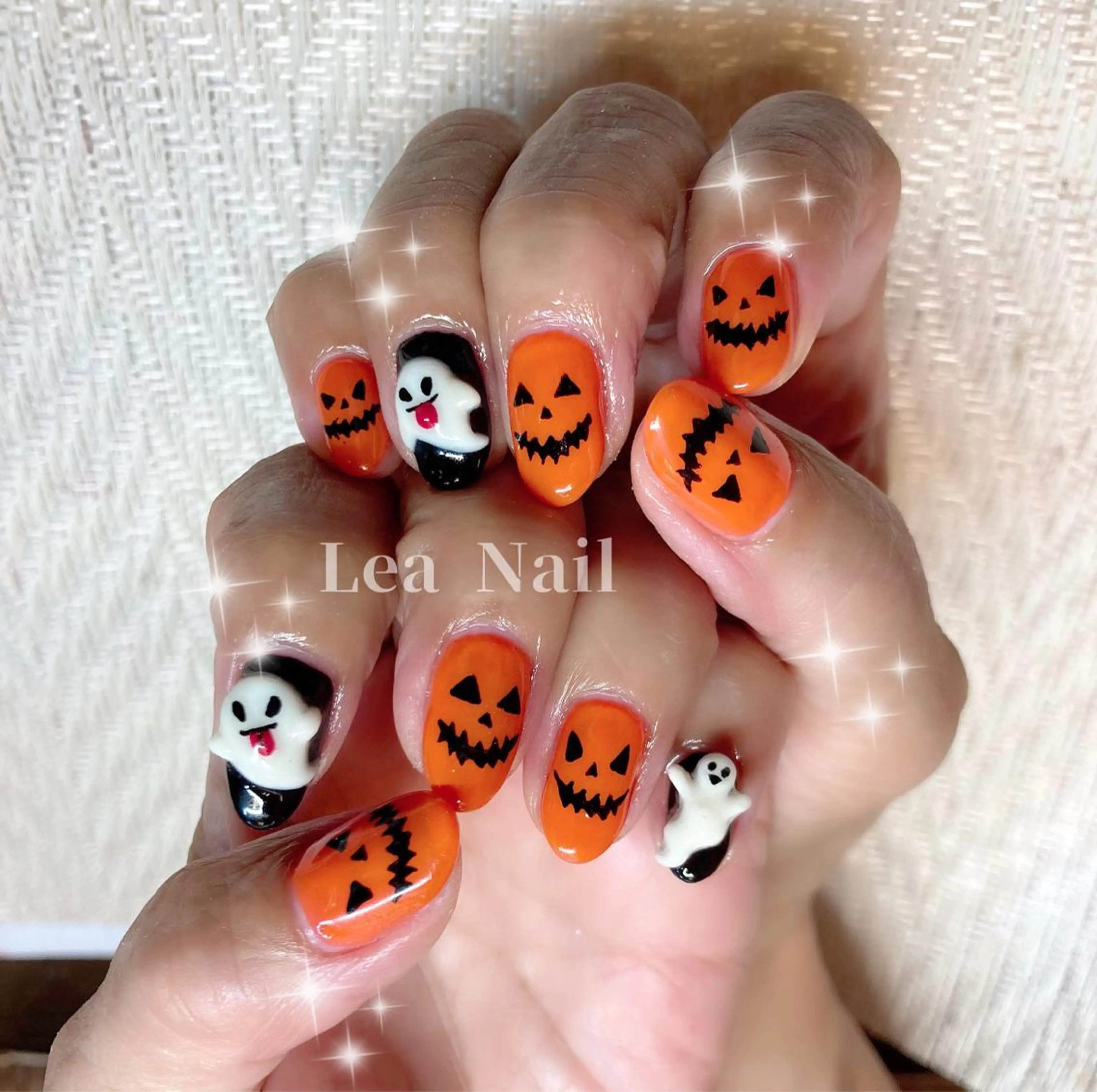ネイル ハロウィン Lea Nailのネイルデザイン