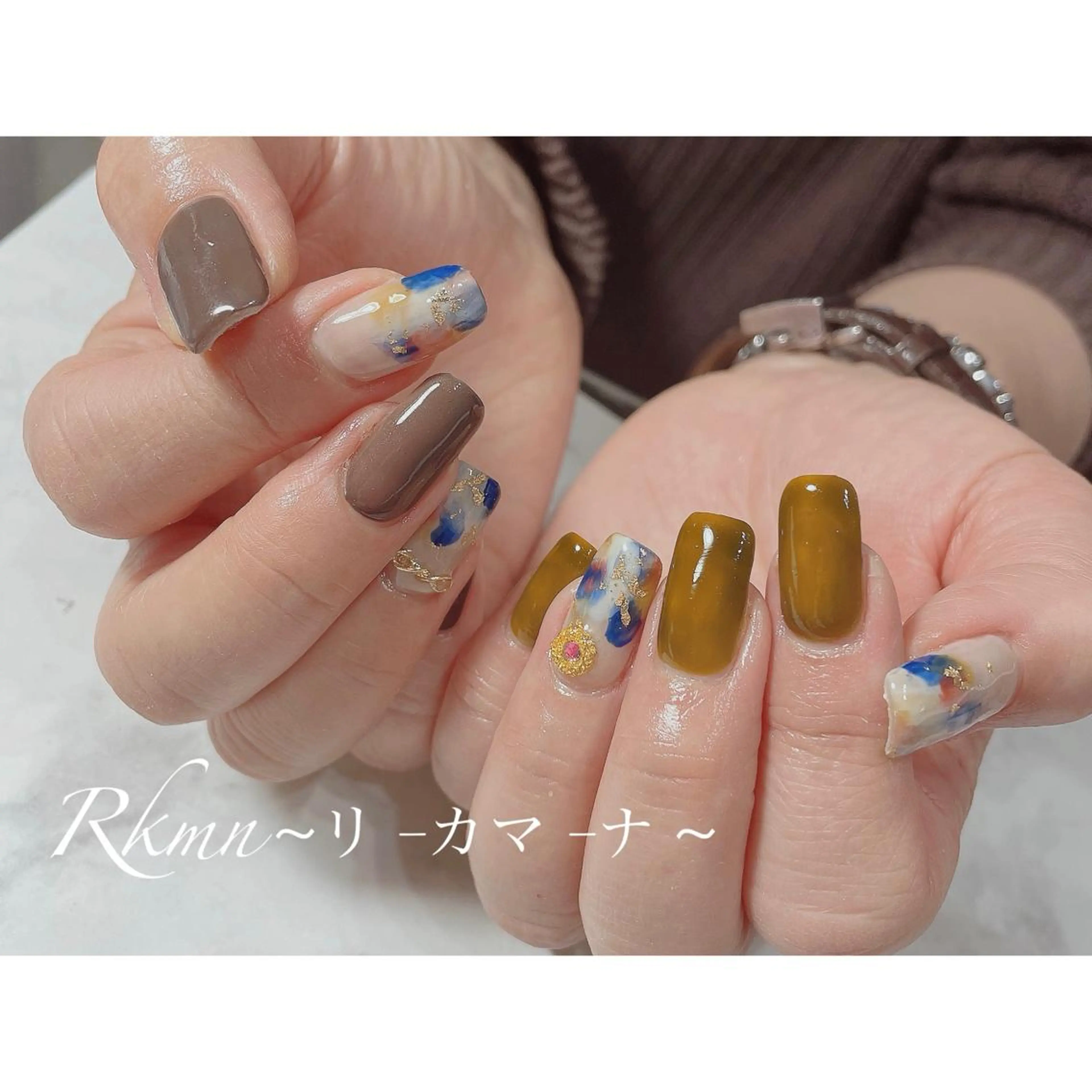 ネイル ハンドネイル フットネイル ハンドケア Rkmn ~リ-カマ-ナ~のネイルデザイン