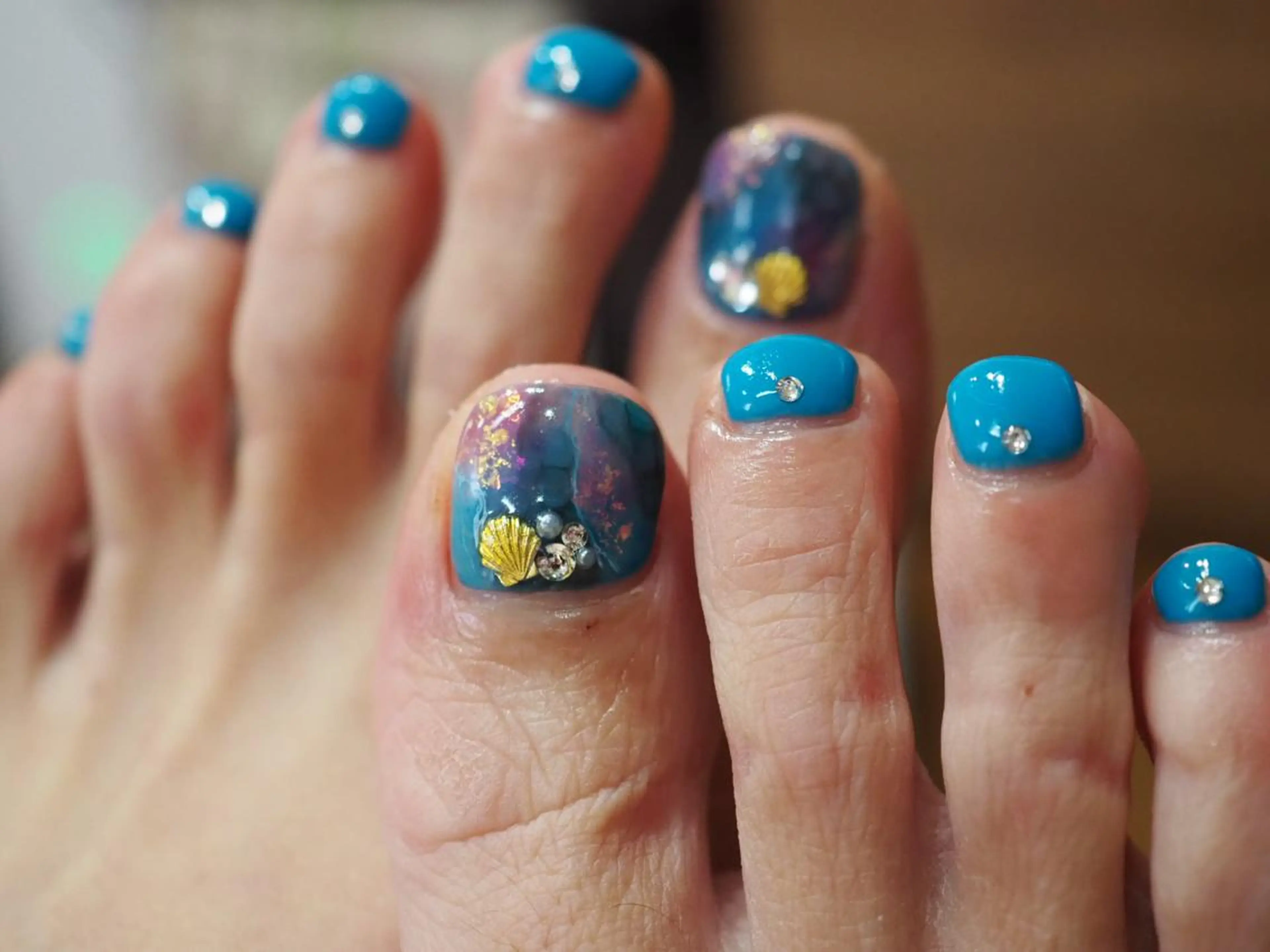 ネイル フットネイル トップネイリスト Ribbon立川店のネイルデザイン