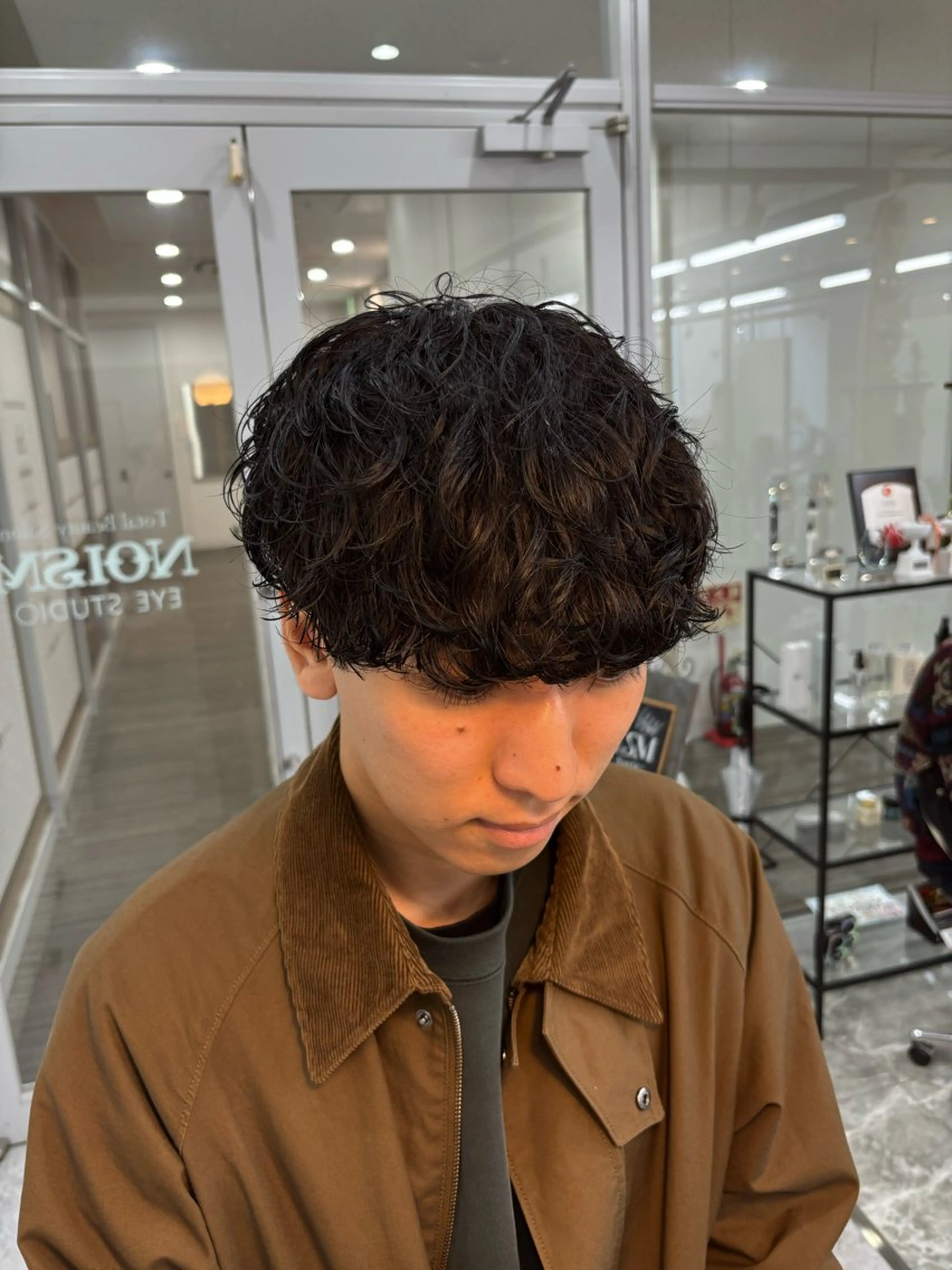 パーマ メンズ カット パーマ メンズスタイリスト✨ 助川龍哉のヘアスタイル