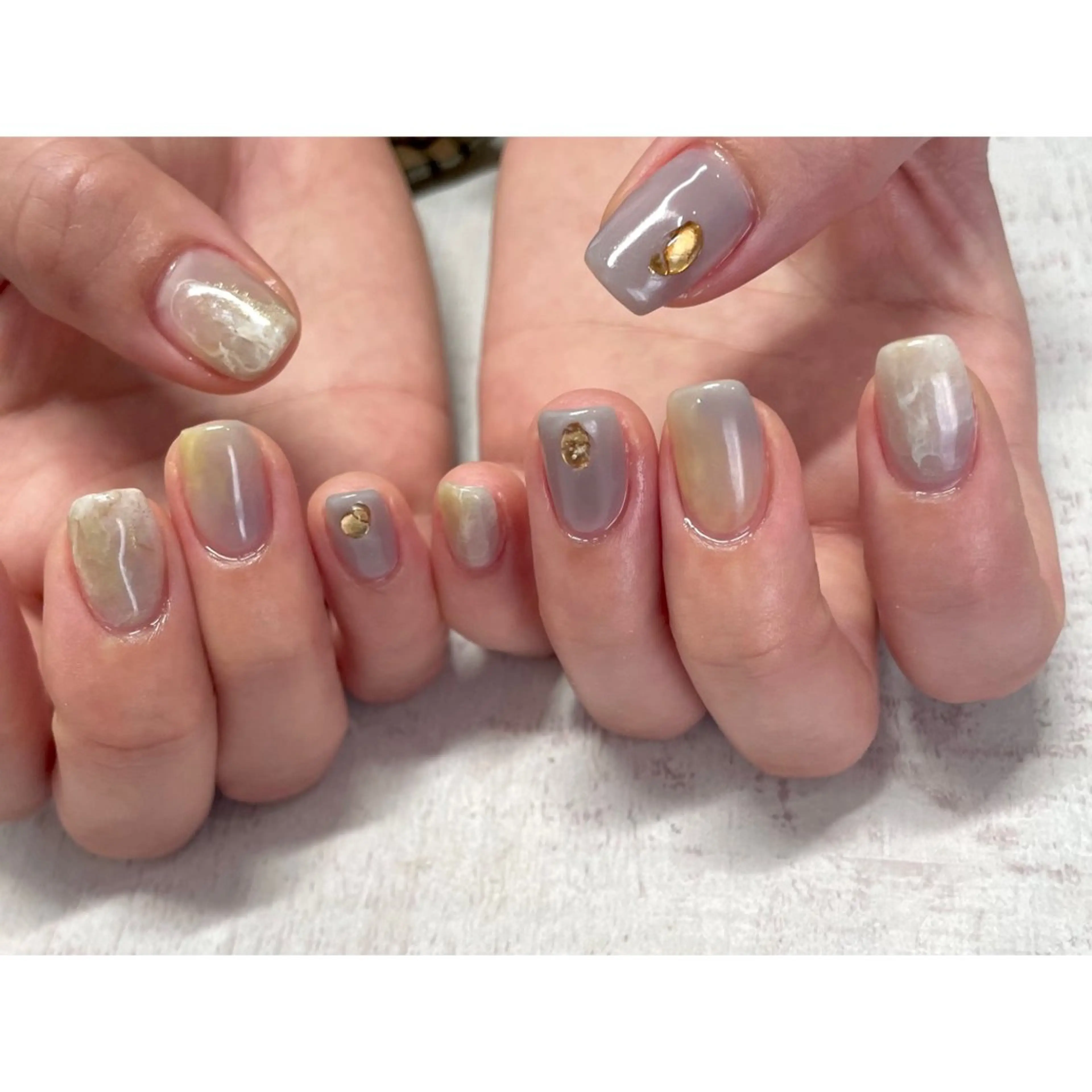 ネイル 𖡼 yumenoのネイルデザイン