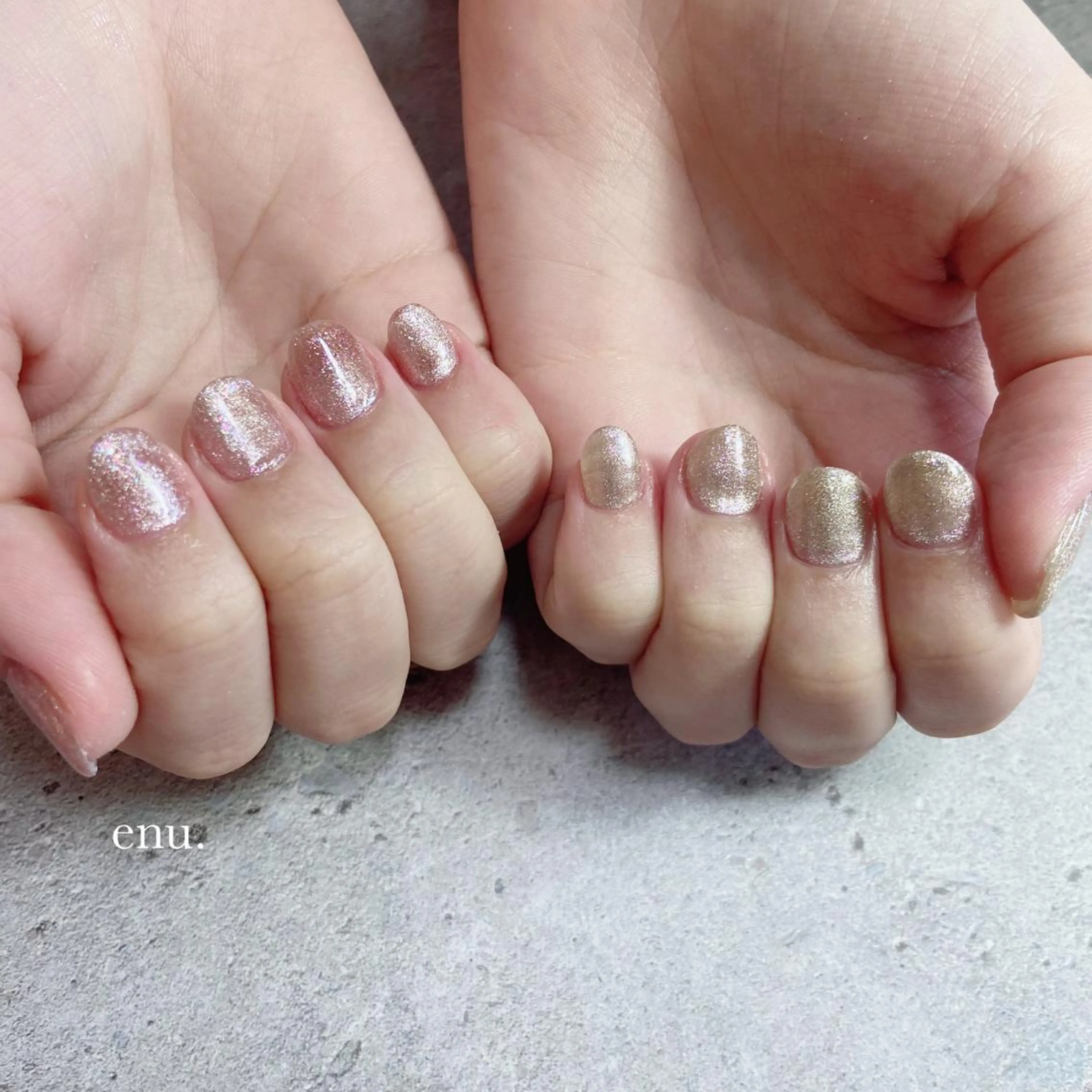 ネイル マグネットネイル ハンドネイル enu. nanakoのネイルデザイン
