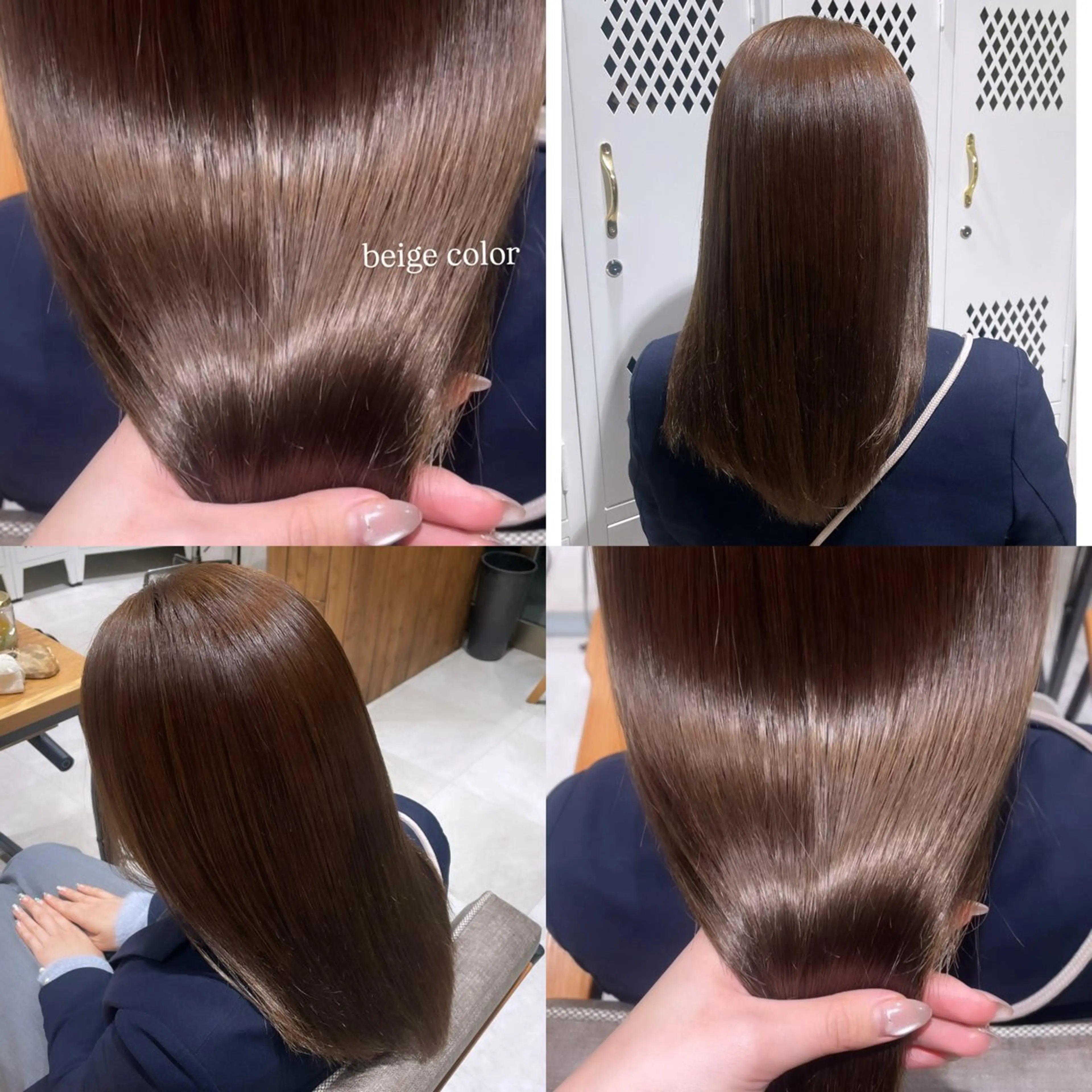 ミディアム ヘアカラー トリートメント 🎀カラー ✨横浜／トレンドのヘアスタイル