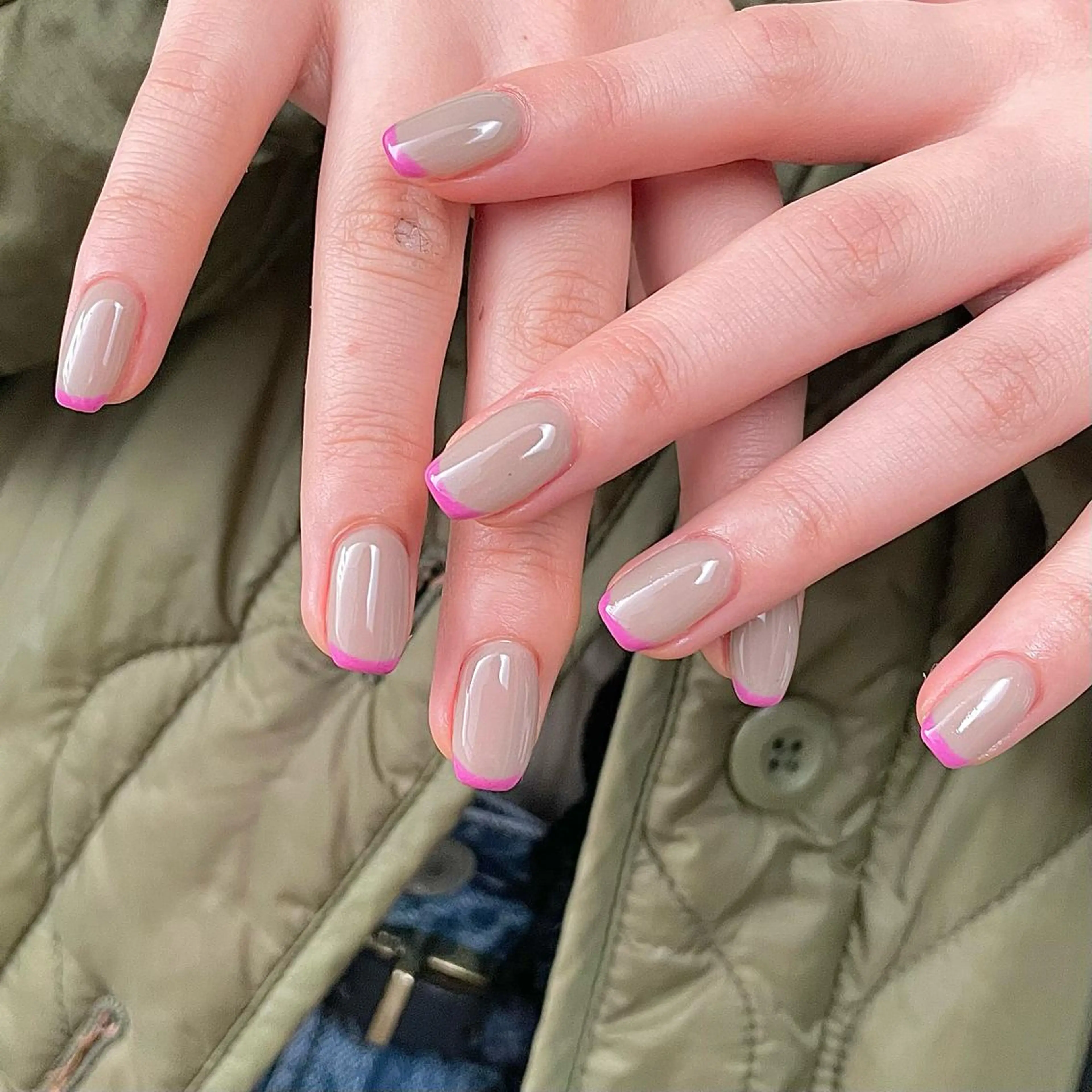 ネイル フレンチネイル ハンドネイル Nailsalon BLOOM🌷 山崎のネイルデザイン