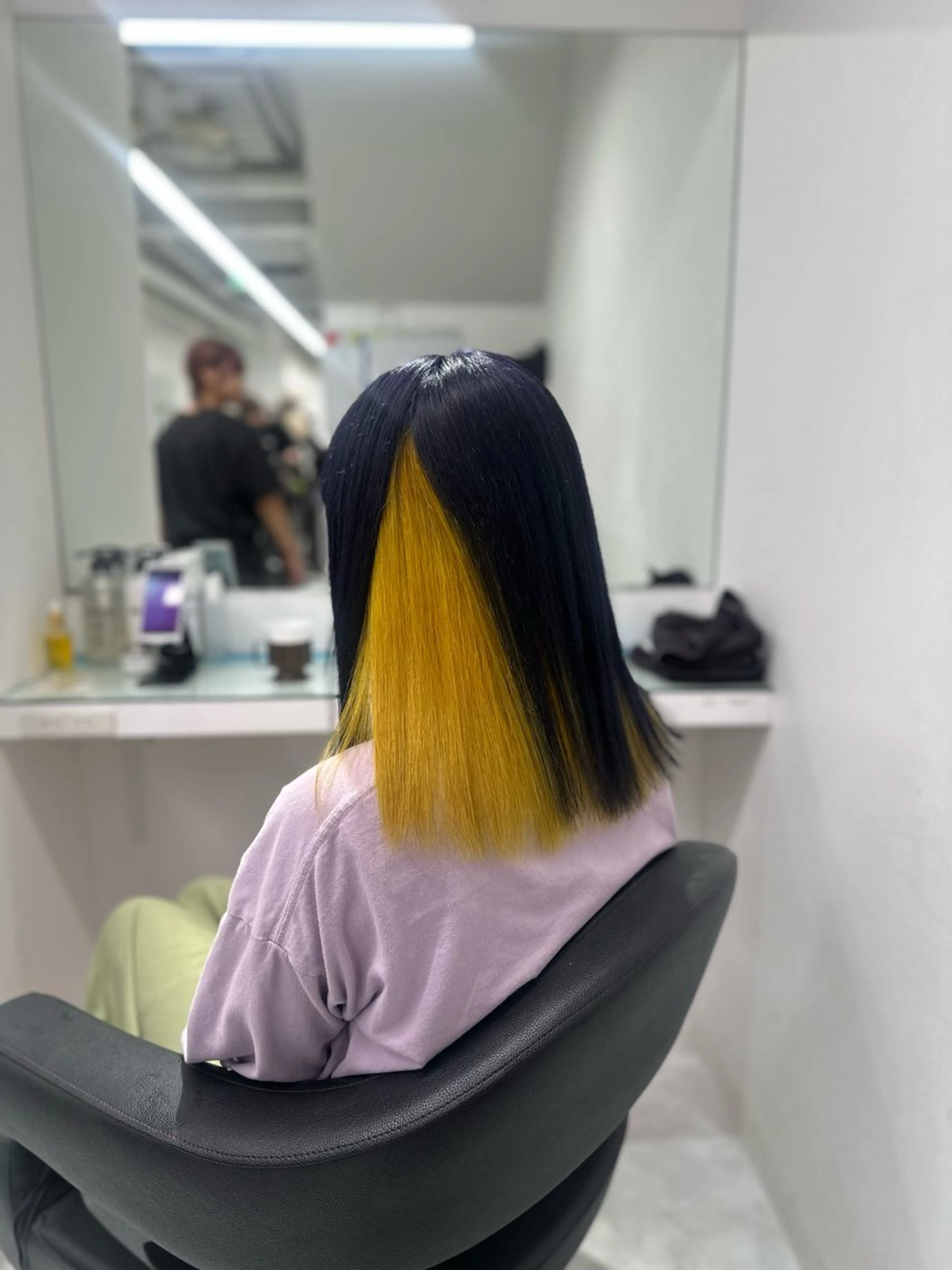 ロング カラー カット ヘアカラー トリートメント ヘッドスパ ヘアセット ❄最強かわいいカラー ❄️MINA❄️のヘアスタイル