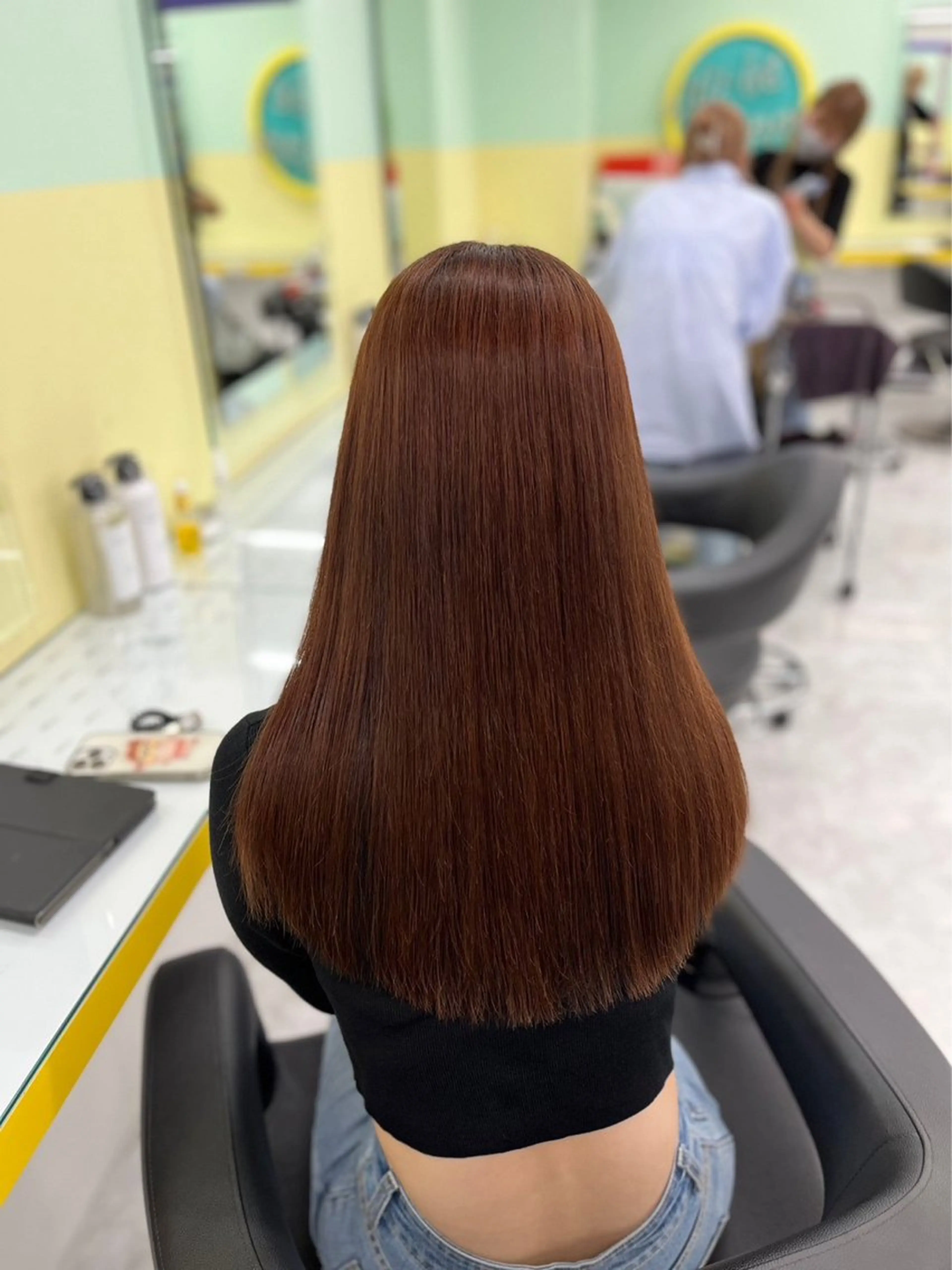 ロング カラー ヘアアレンジ ヘアカラー トリートメント ヘアセット 💗横浜美容室 💗HARUNAのヘアスタイル