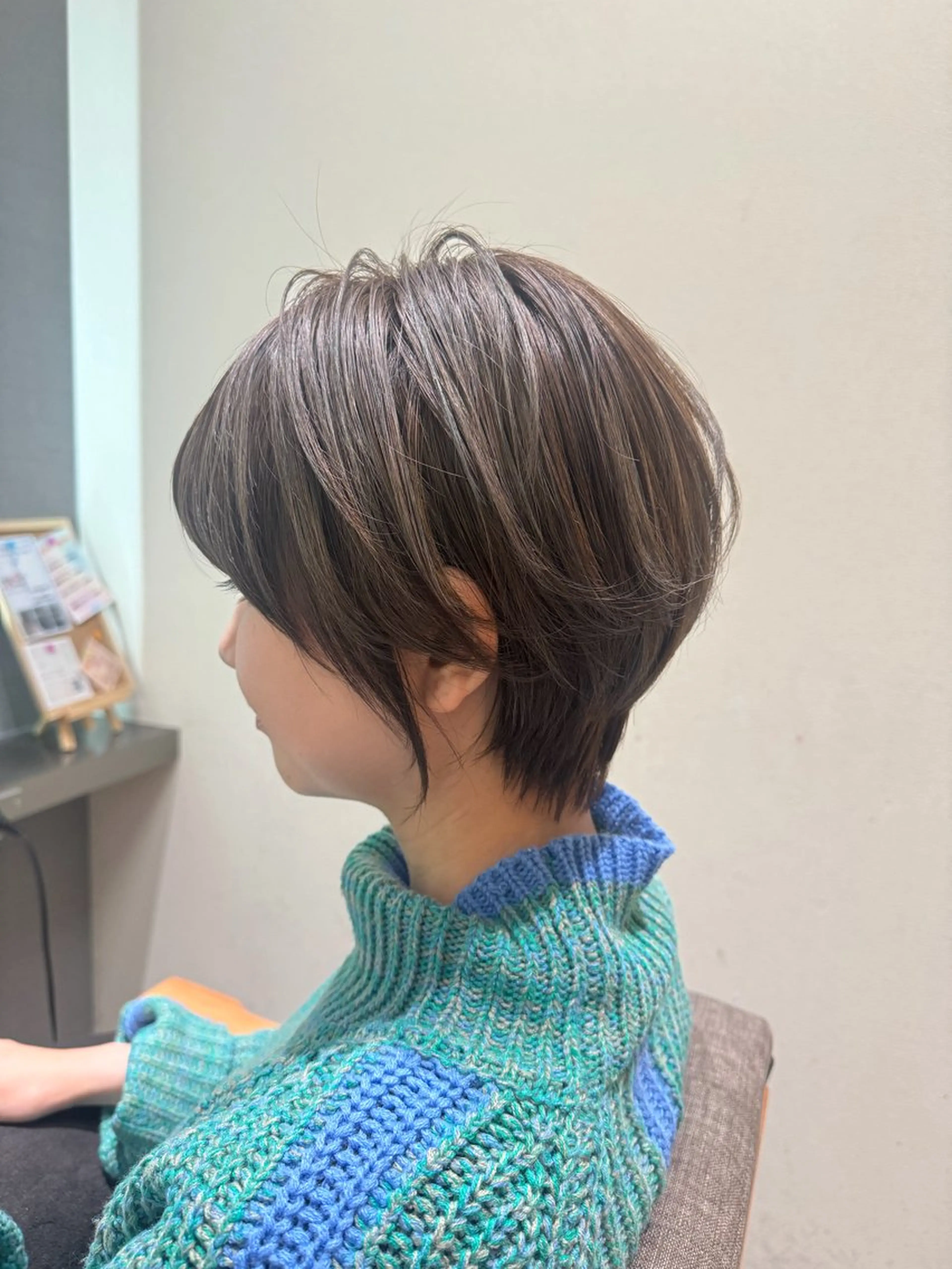 ショート ショート 縮毛矯正 レイヤー🌿FUKUのヘアスタイル