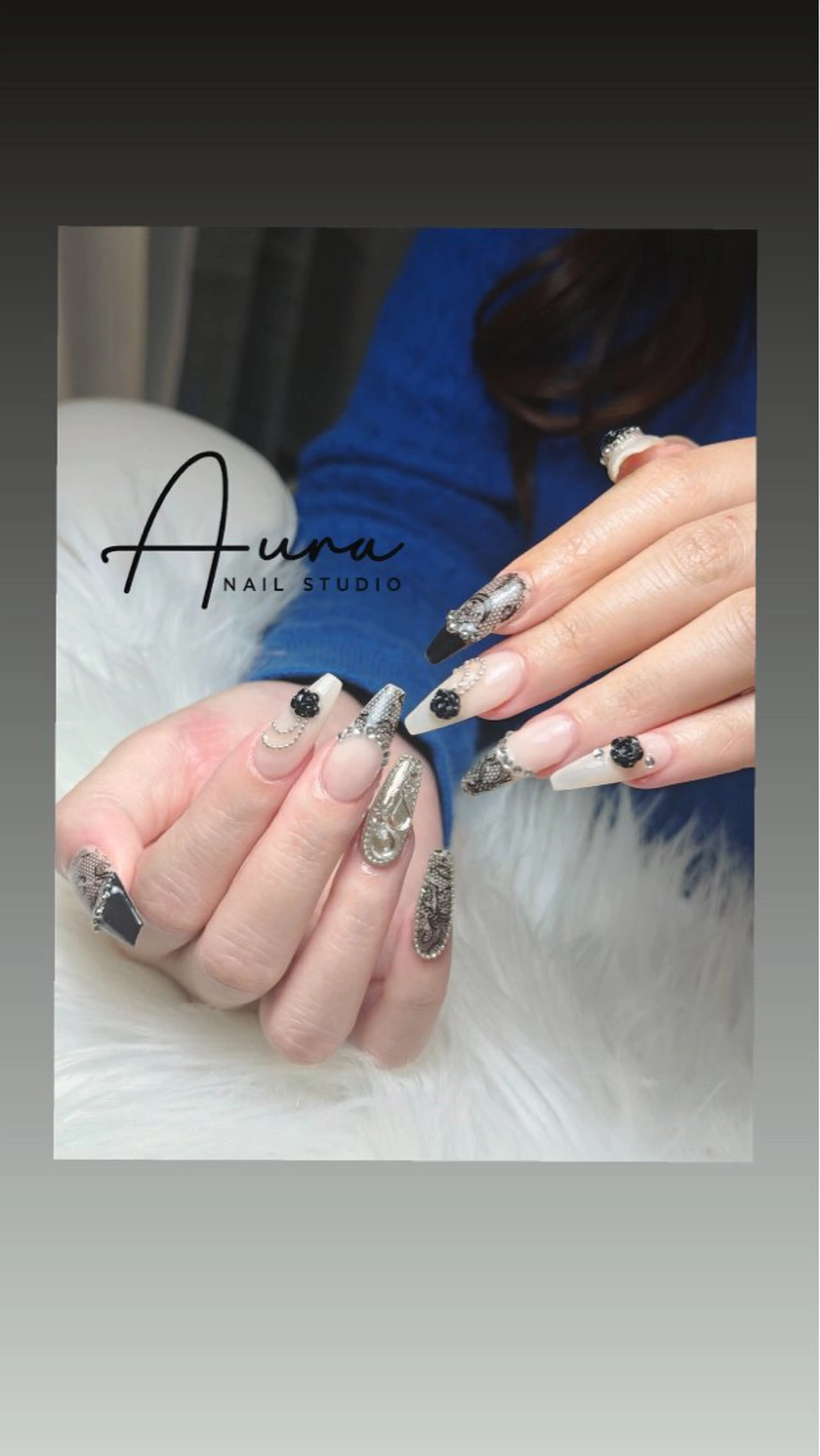 ネイル Aura Nail HanNaのネイルデザイン