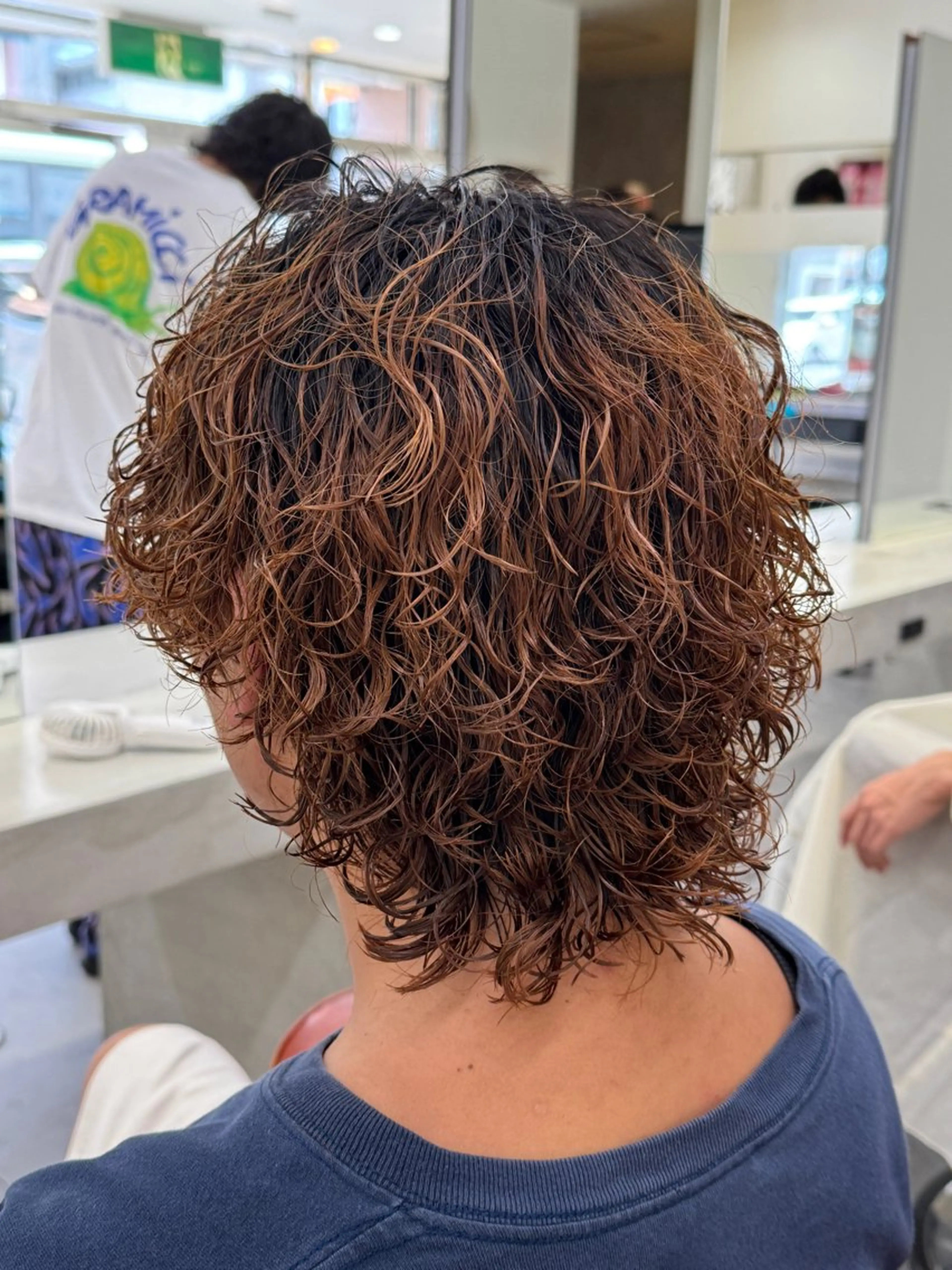 パーマ メンズ カット パーマ パーマ／京都駅 ／メンズ/藤井　翔のヘアスタイル