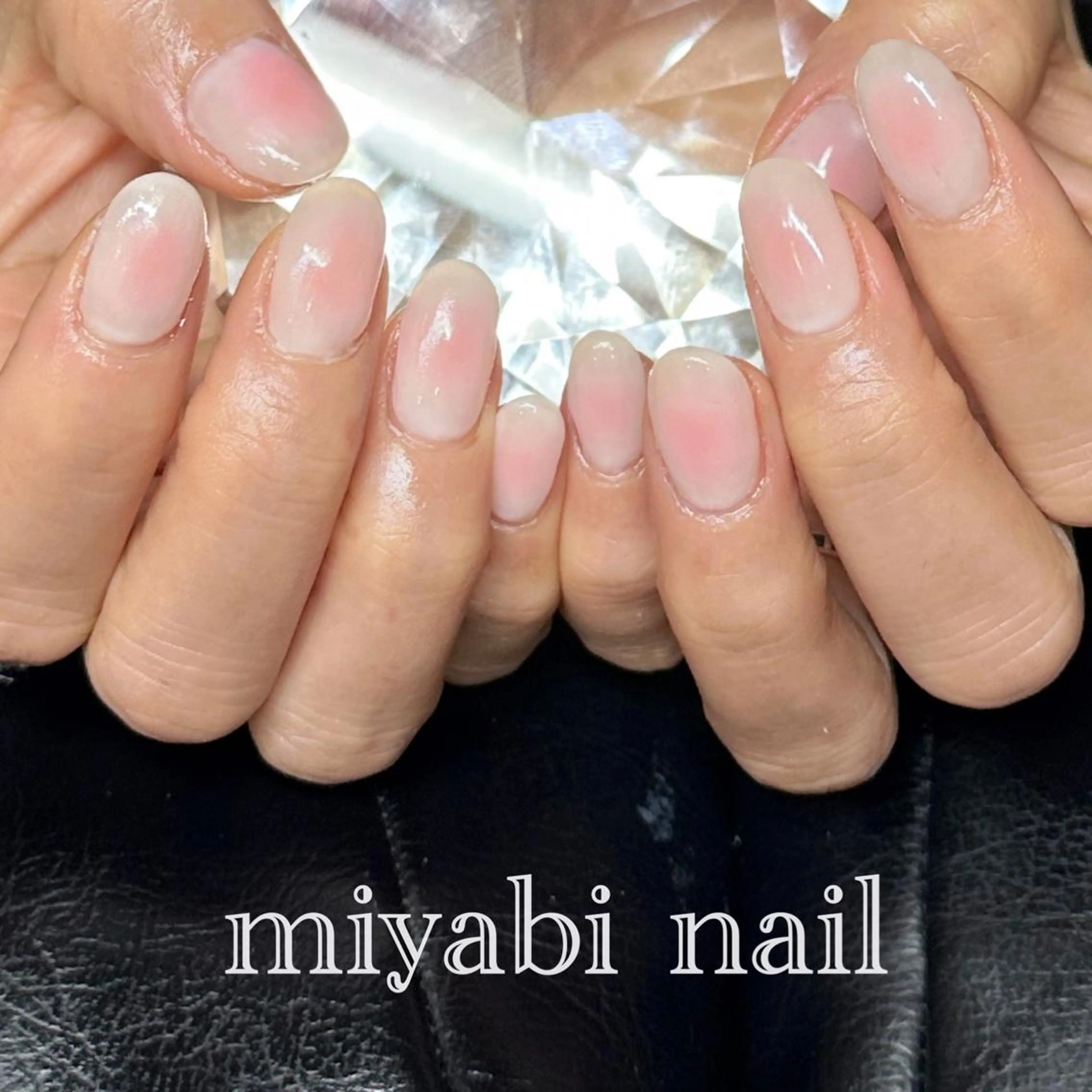 ネイル チークネイル 持ち込み オフィスネイル ピンク 夏ネイル ハンドネイル miyabi nail 桂川駅近くのネイルデザイン