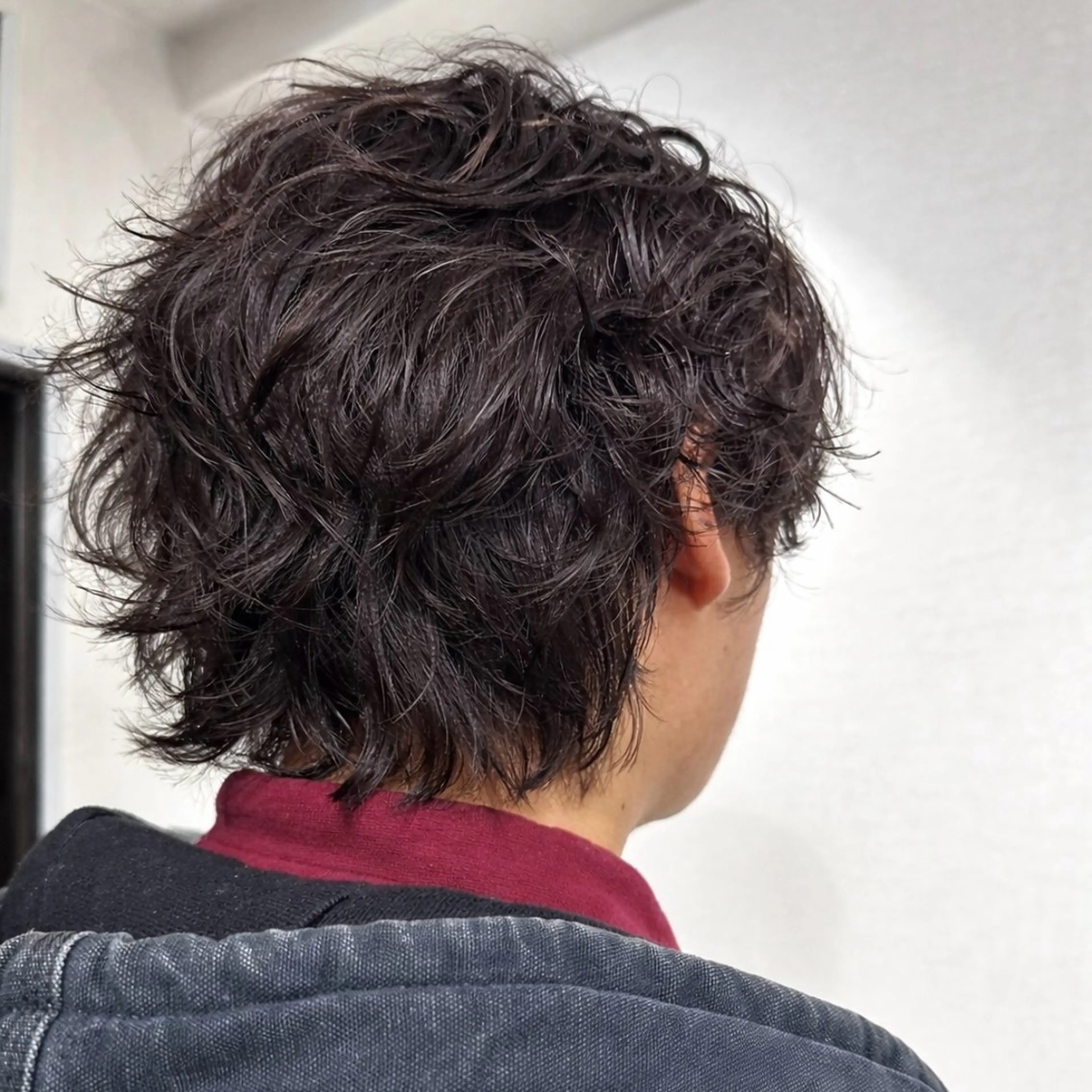 メンズ カット パーマ 表参道フェザーパーマ ニュアンスパーマのヘアスタイル