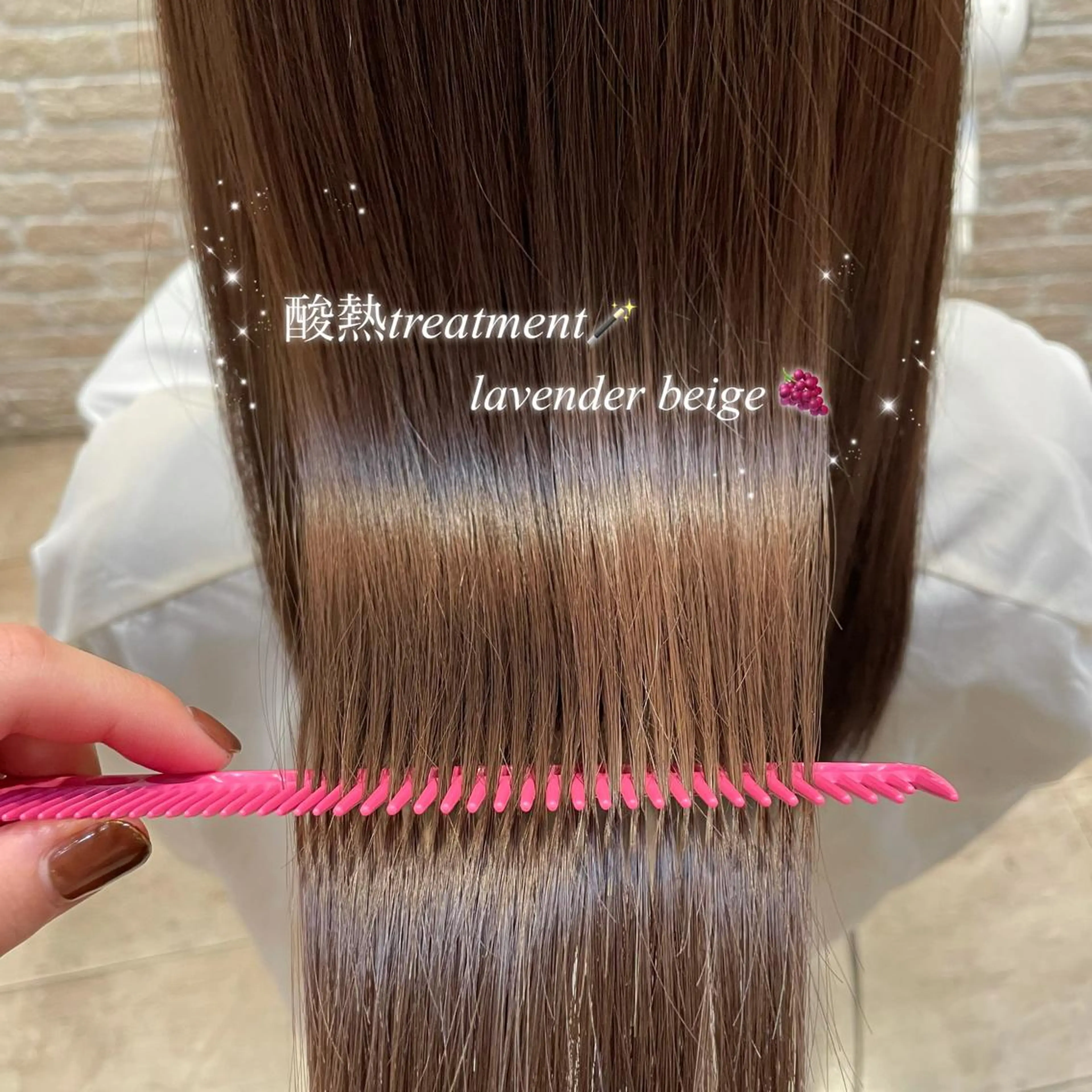 カラー ブリーチ 𝙢𝙞𝙮𝙪🎀 girly hairのヘアスタイル