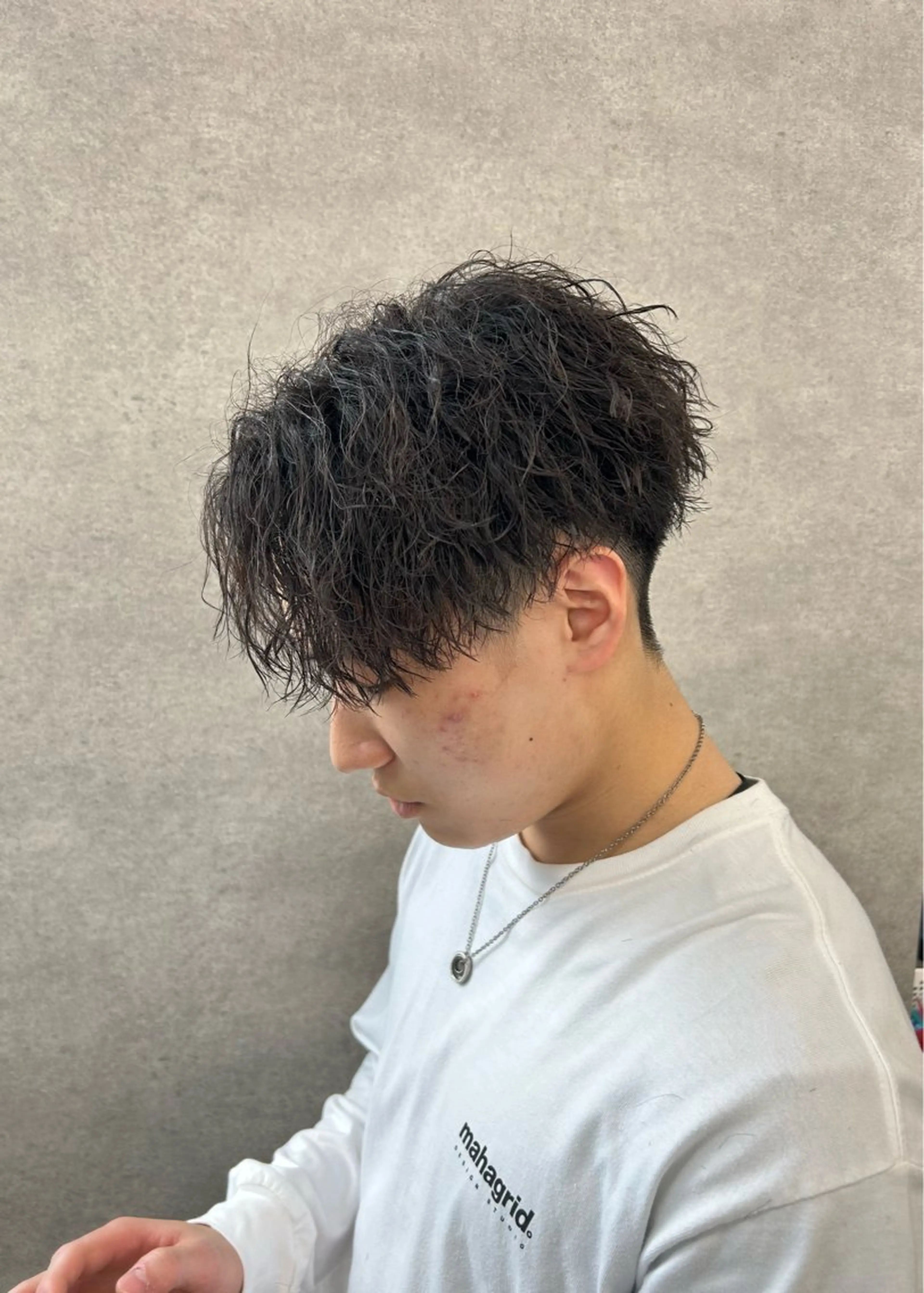 パーマ メンズ カット パーマ パーマ特化 まなるのヘアスタイル