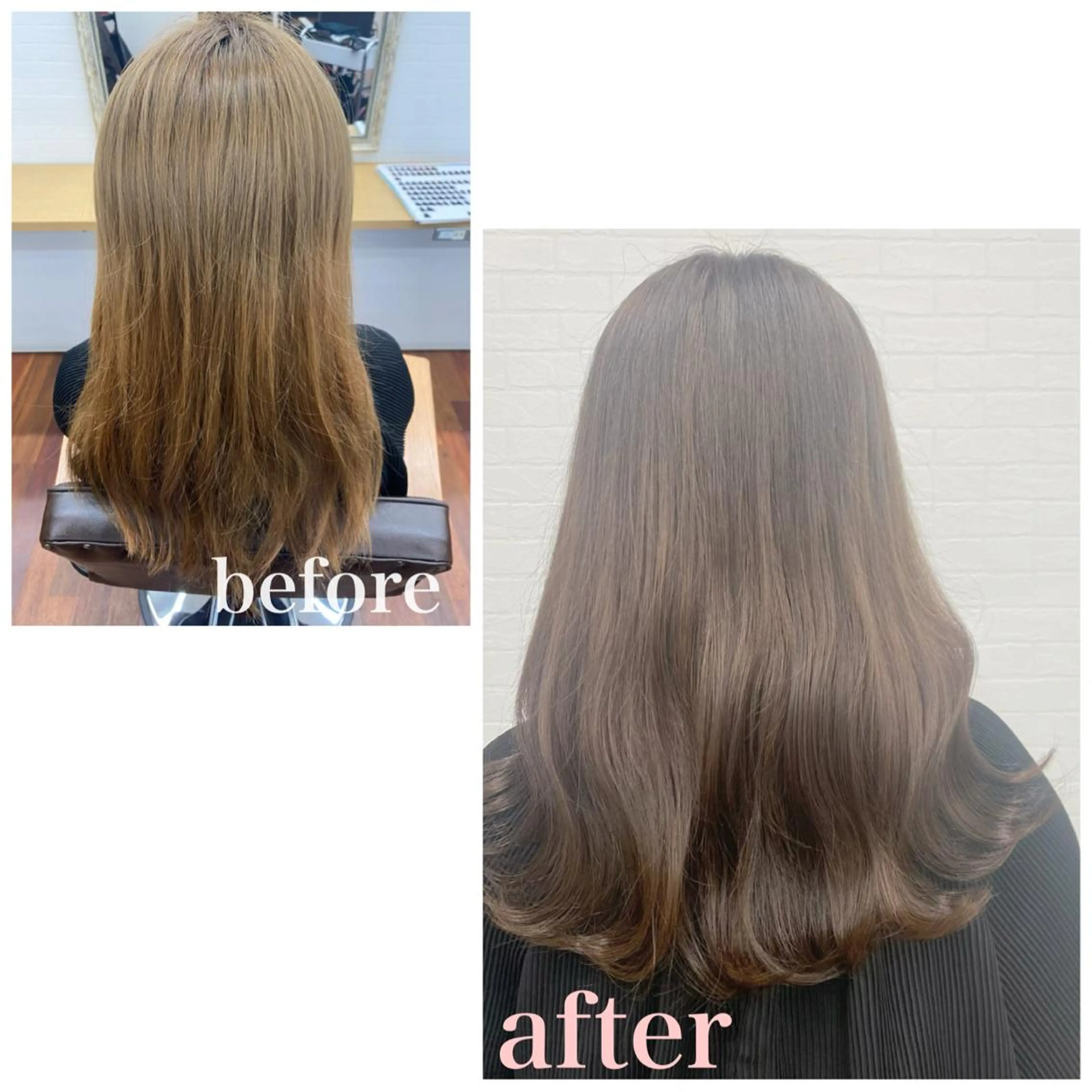 セミロング カラー アディクシーカラー 透明感カラー GRANLUSSO 〜グランルッソ駅前店所属・木口 嘉美のヘアスタイル