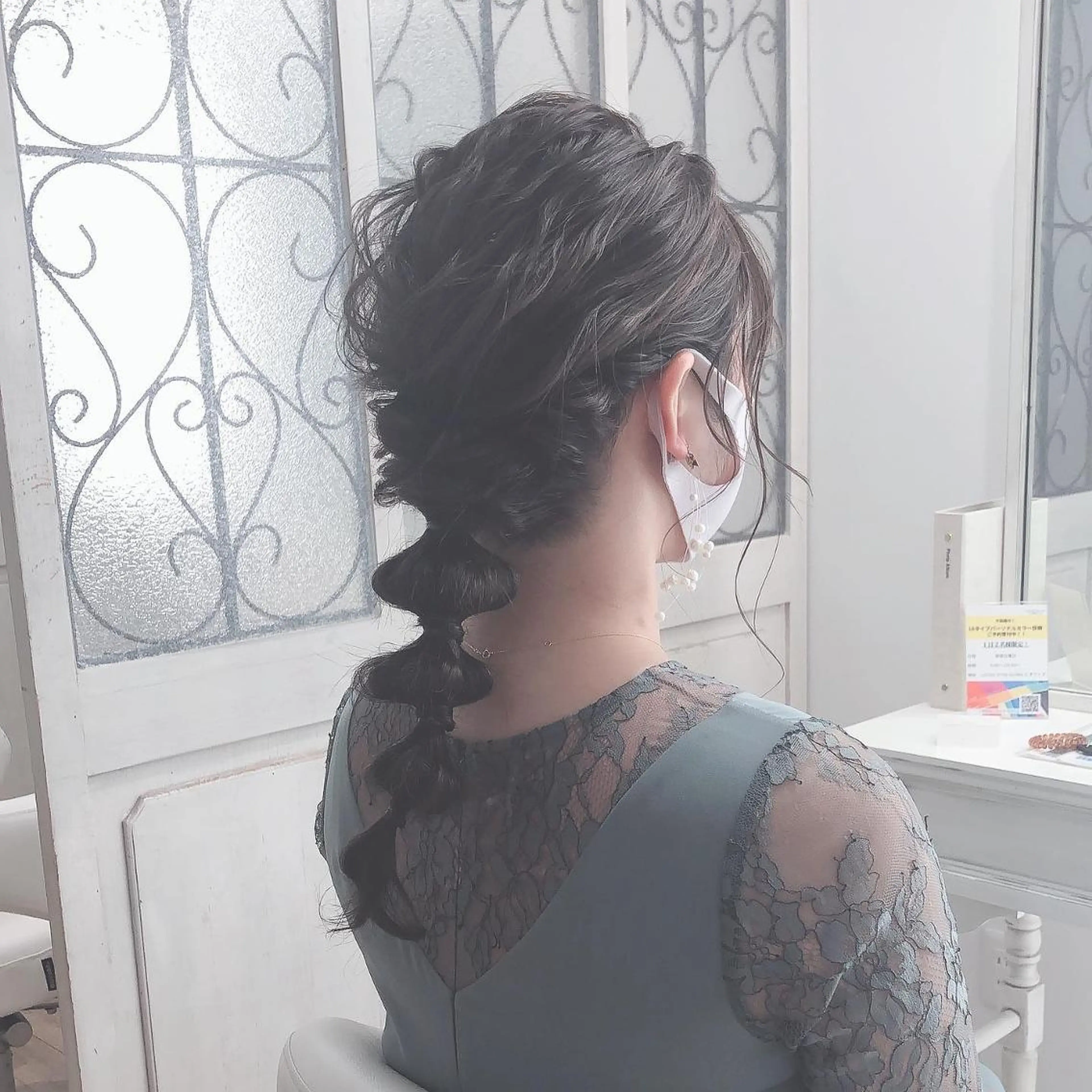 セミロング カラー ヘアアレンジ ✨🌿大人可愛い愛さ れhair🌿✨松本のヘアスタイル