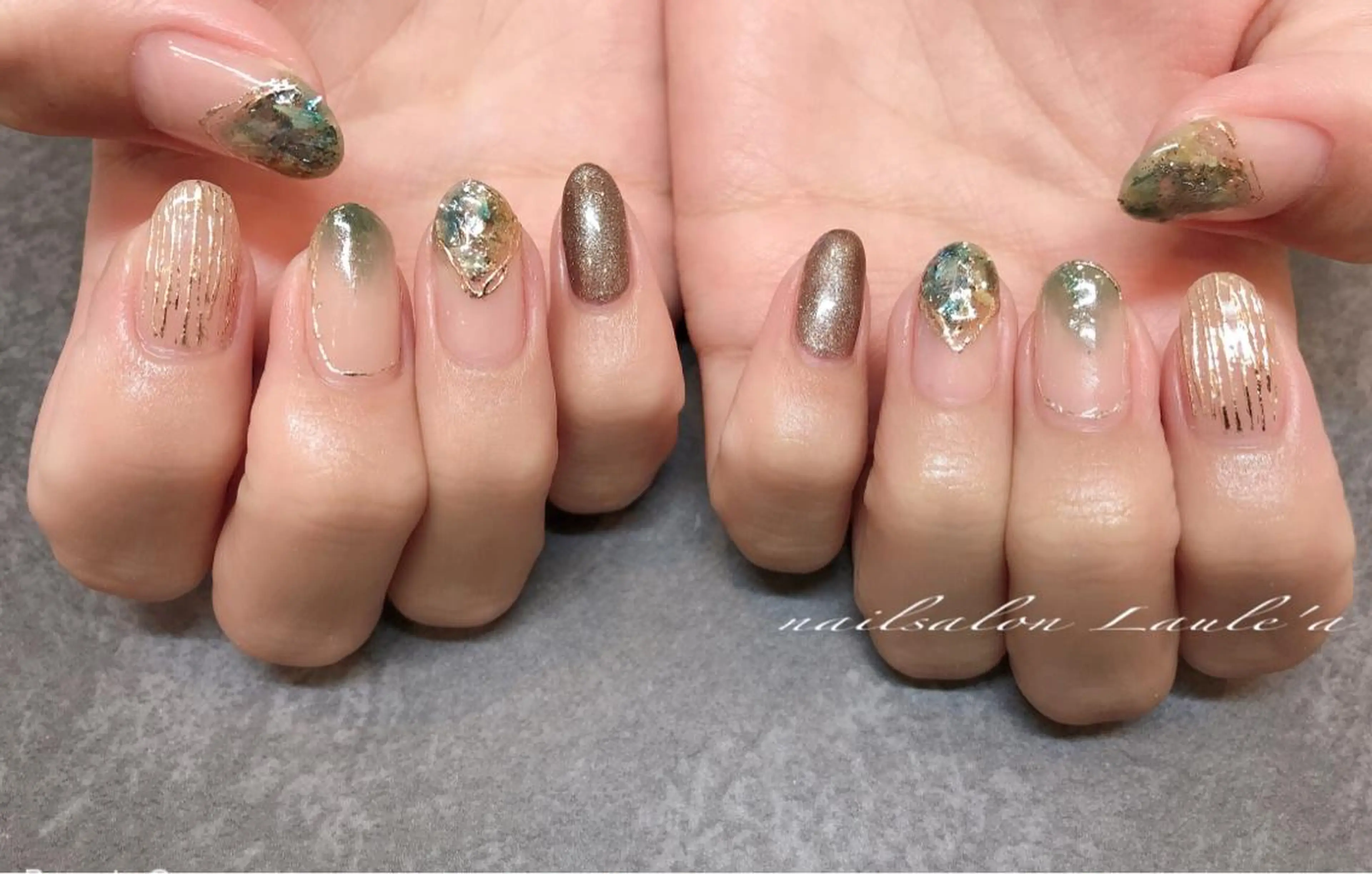 ネイル ハンドネイル nailsalon Laule'aのネイルデザイン