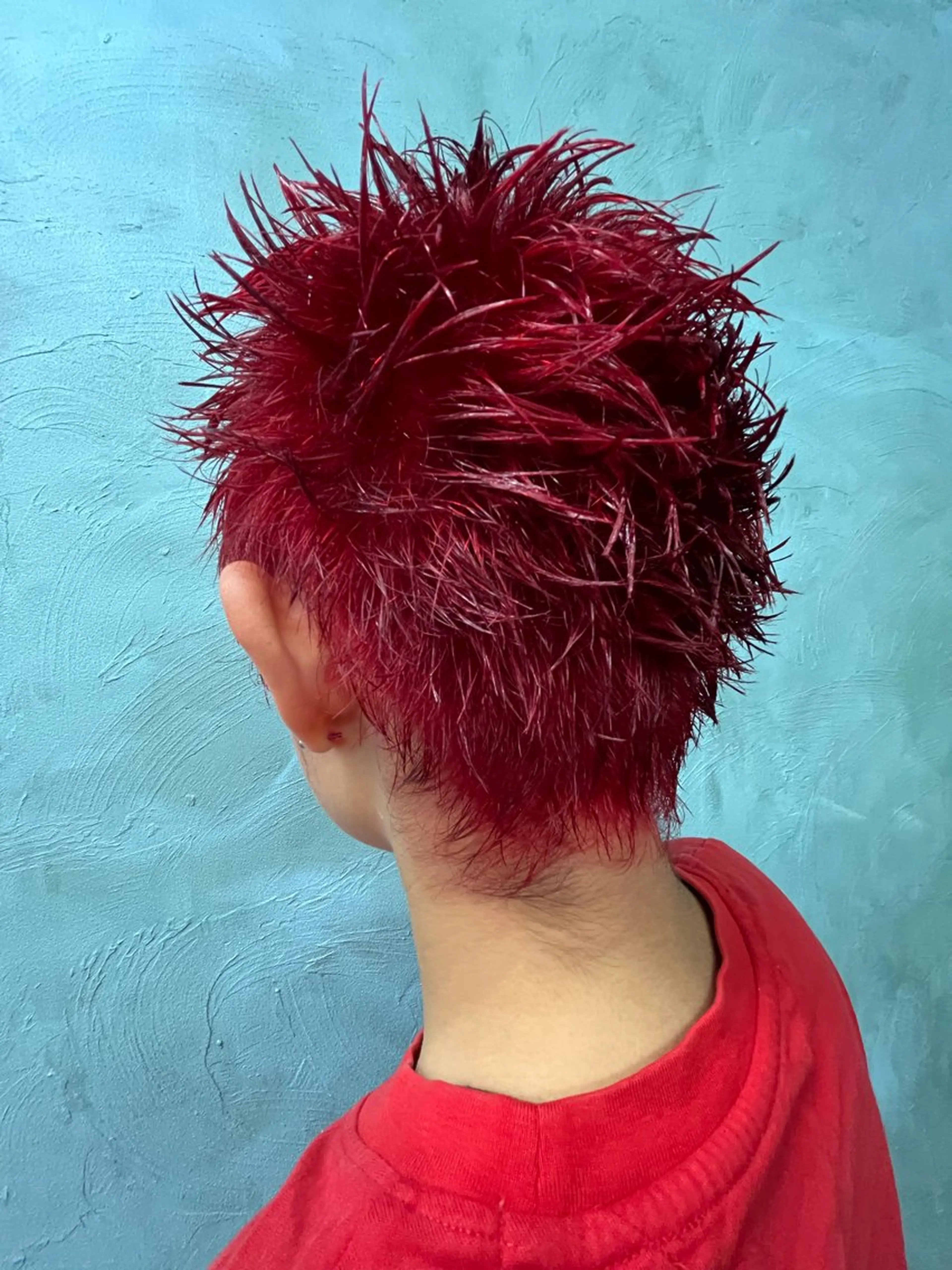 ショート カラー ブリーチ 抜きっぱなしブロンド デザインカラー ダブルカラー ハイトーンカラー KAH所属・Koichi Satoのヘアスタイル