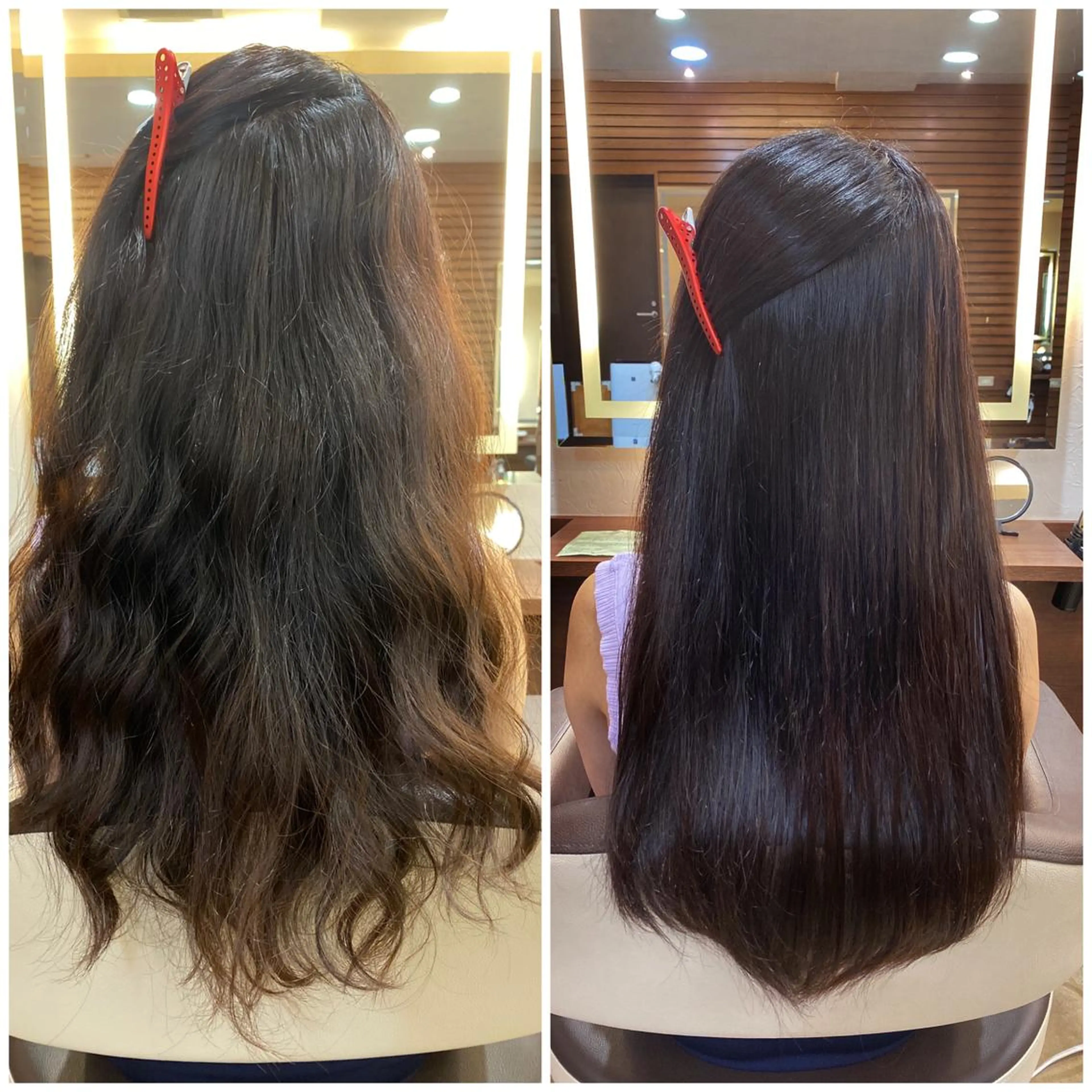 ロング 縮毛矯正 トリートメント ヘッドスパ ヘアセット 韓国レイヤー/ 顔周り💕田中将吾のヘアスタイル