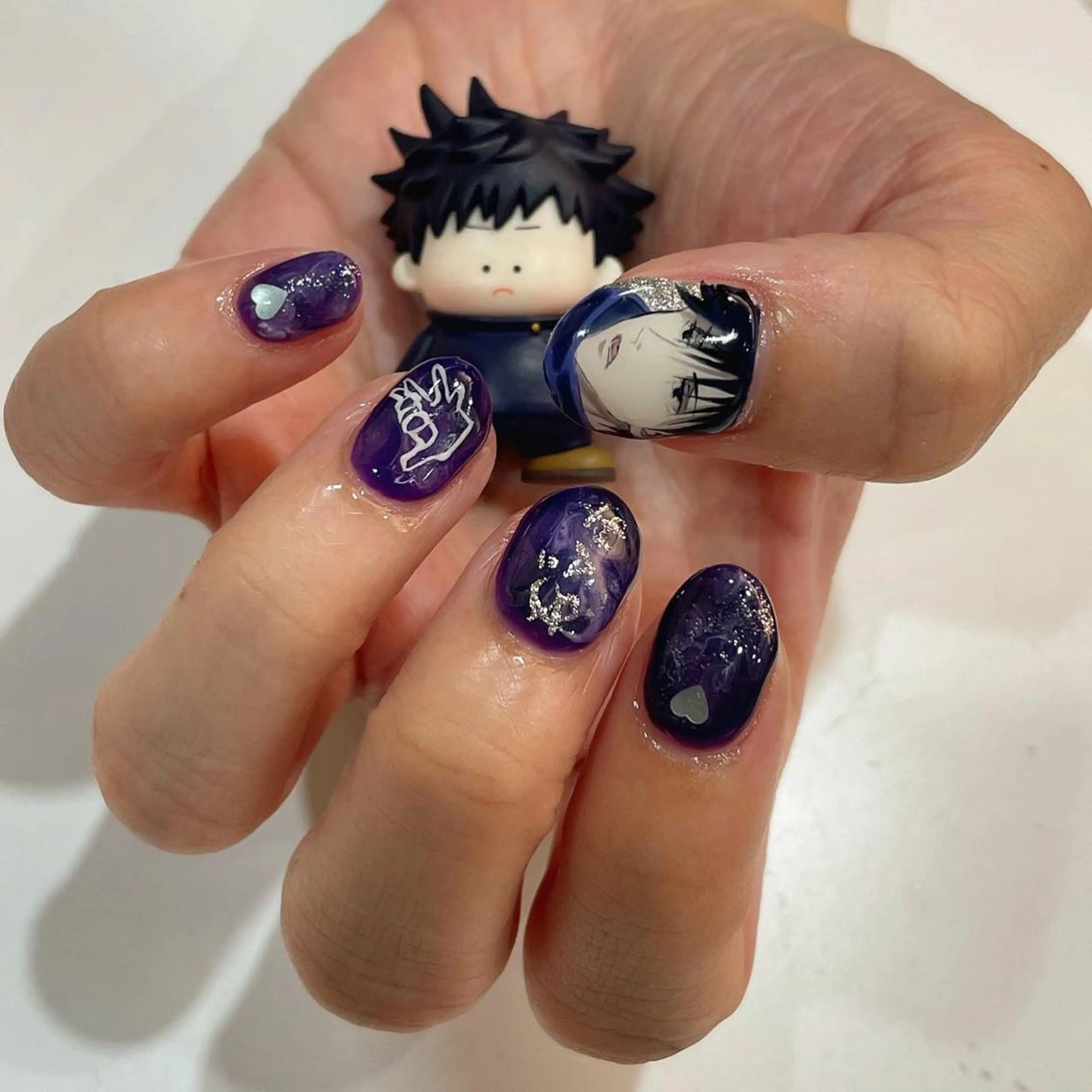 痛ネイル🎀🧸　キャラクターネイル　1本アート　オフケア込み　その他やり放題の写真