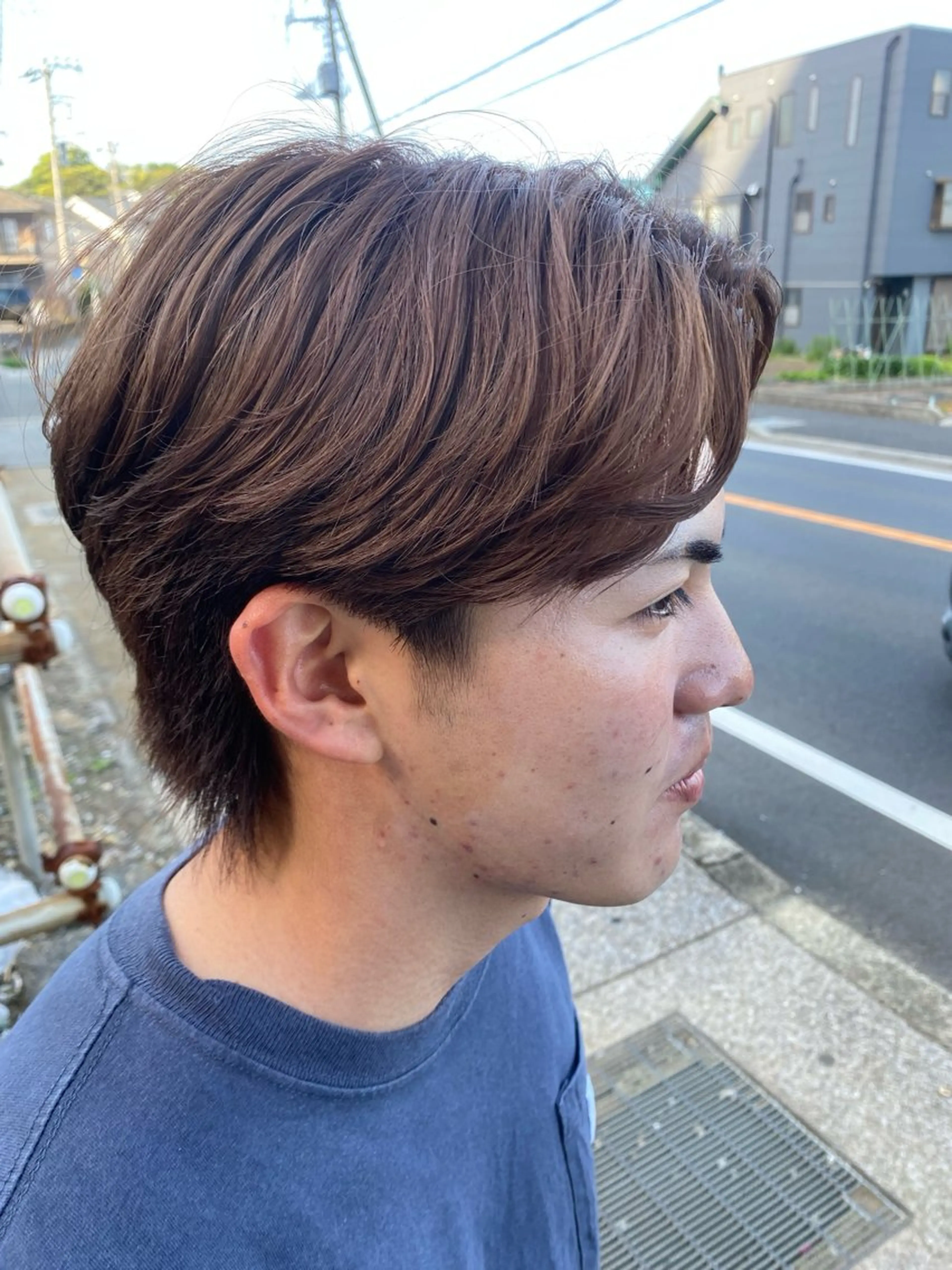 🐯メンズワンカラー🐯透明感や艶を出したい方や！少しでも印象を変えたい方におすすめです！詳細は補足説明をご覧下さい！の写真