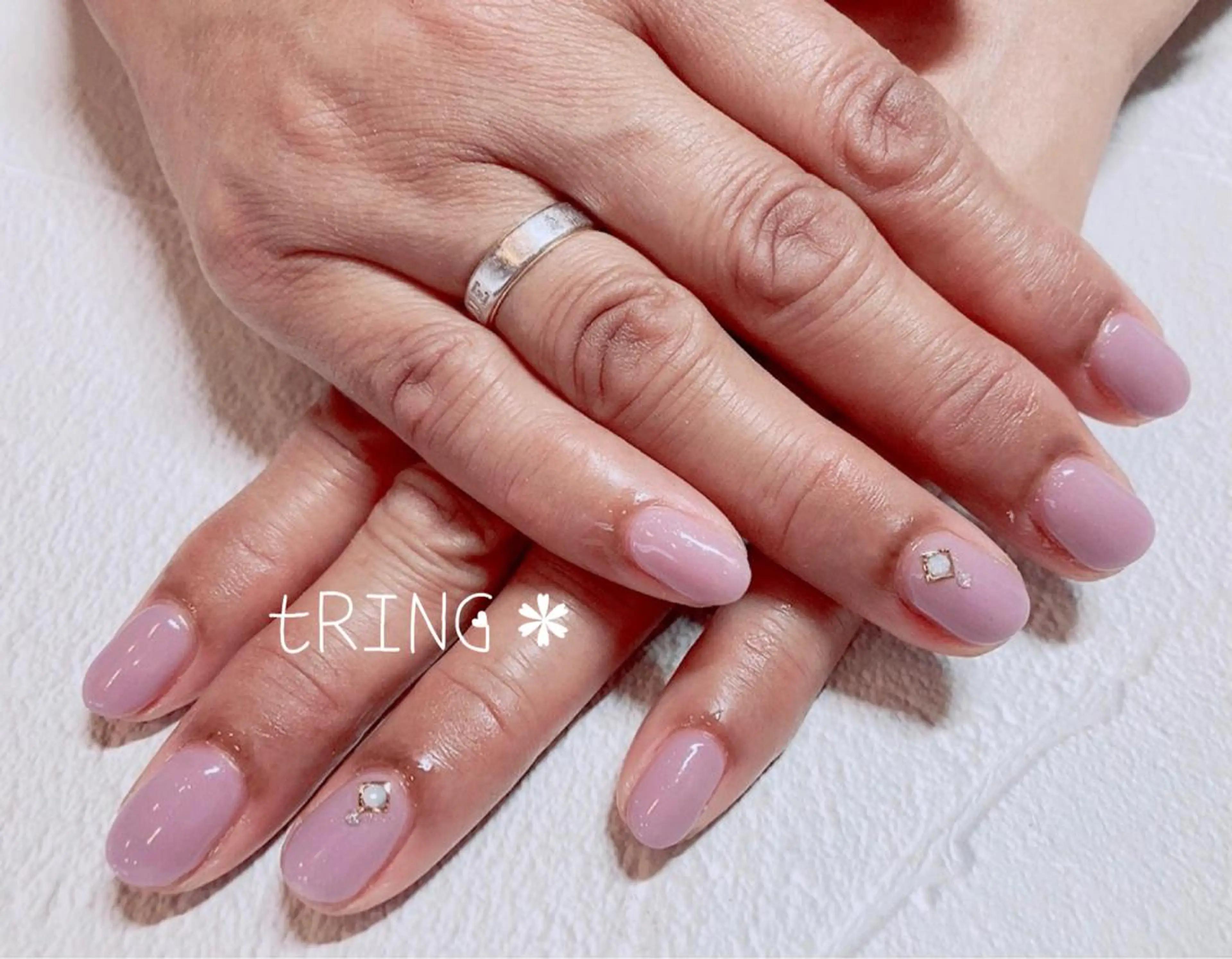 ネイル ハンドネイル tRING＊ しいの木台のネイルデザイン