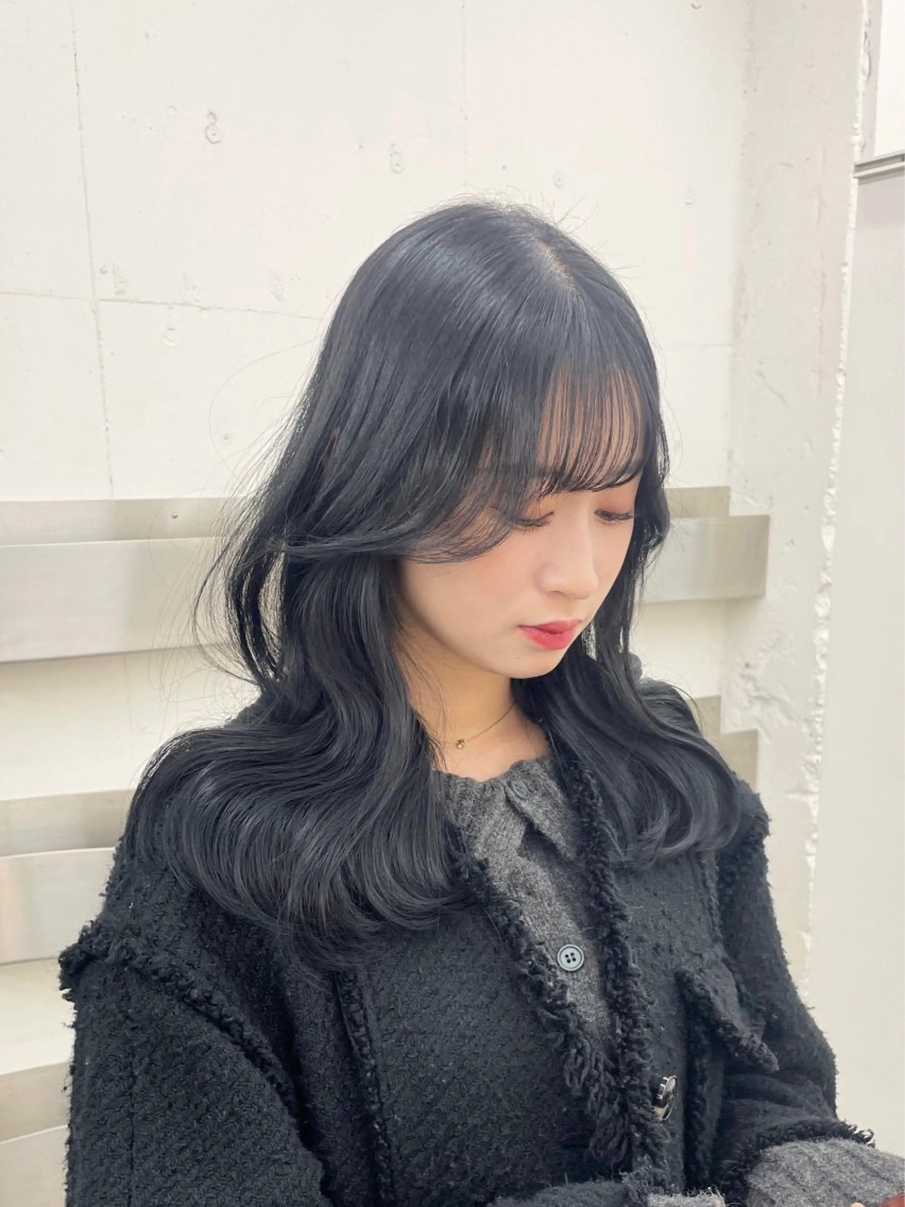 ミディアム カラー カット ヘアカラー トリートメント 🦋韓国系指名No1 店長/圓山 祐也🦋のヘアスタイル