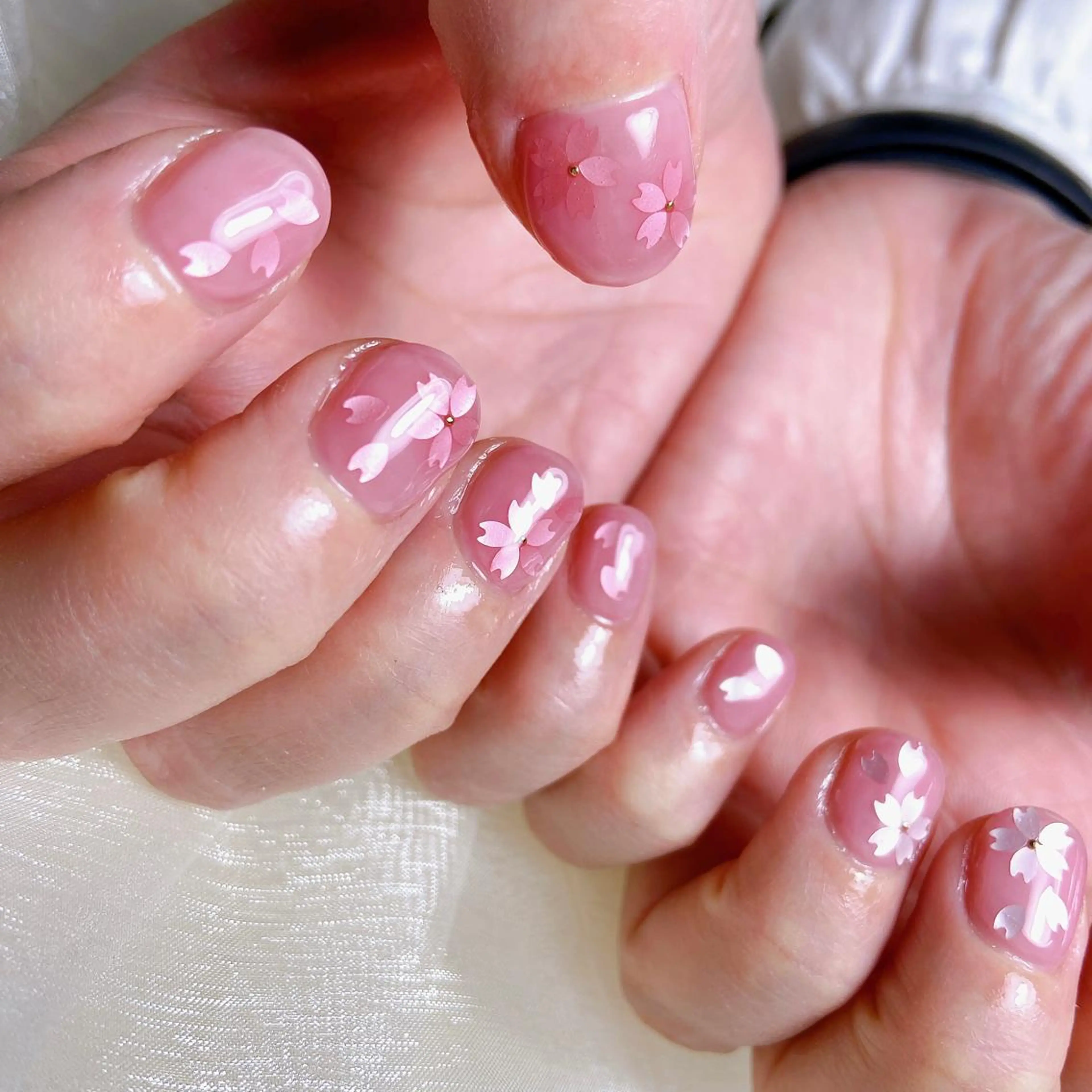 ネイル 桜ネイル nailsalon REJOICEのネイルデザイン