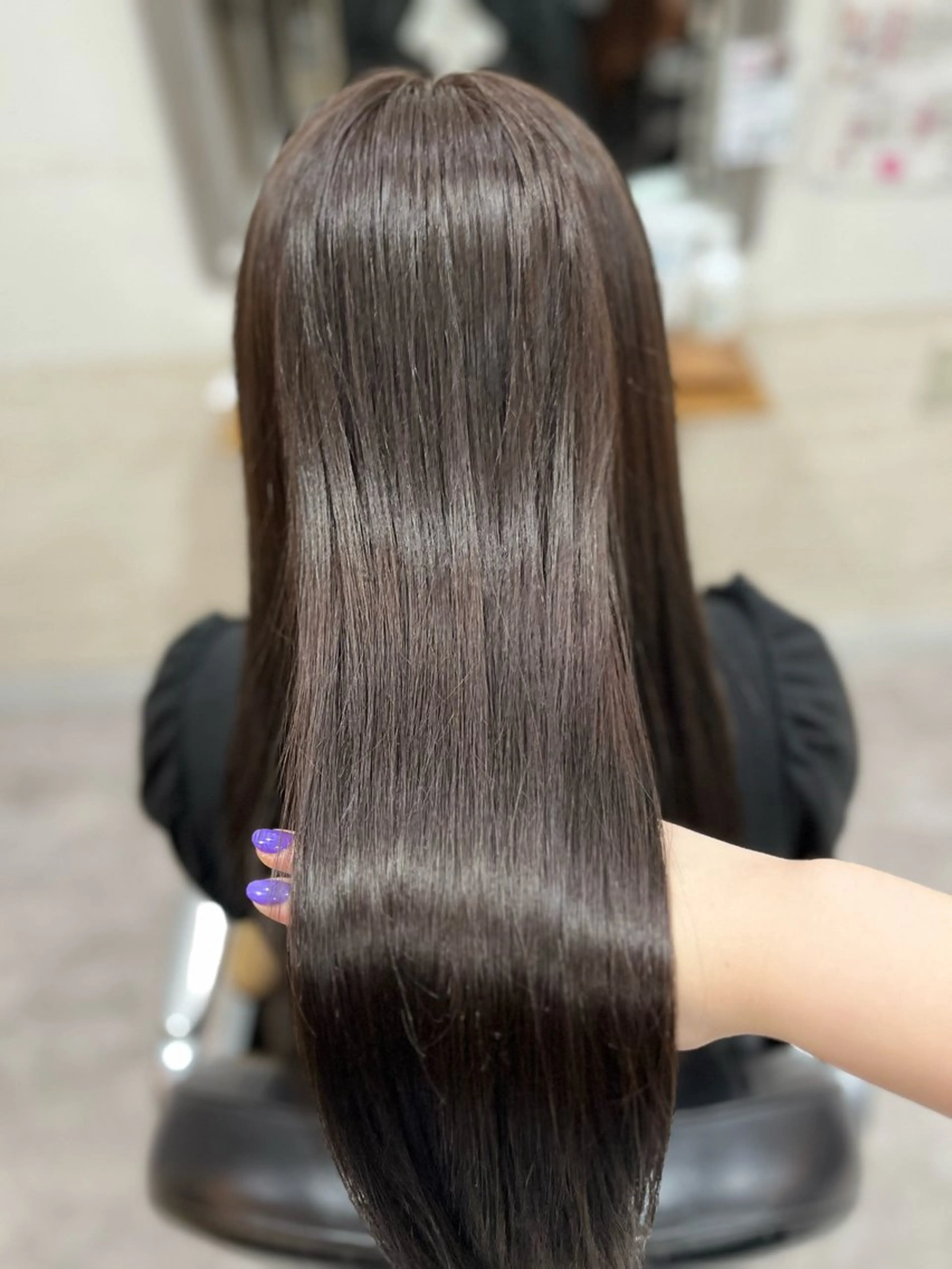 カラー ヘアカラー トリートメント 艶髪🥣透明感カラー 🫧前田奈津実のヘアスタイル
