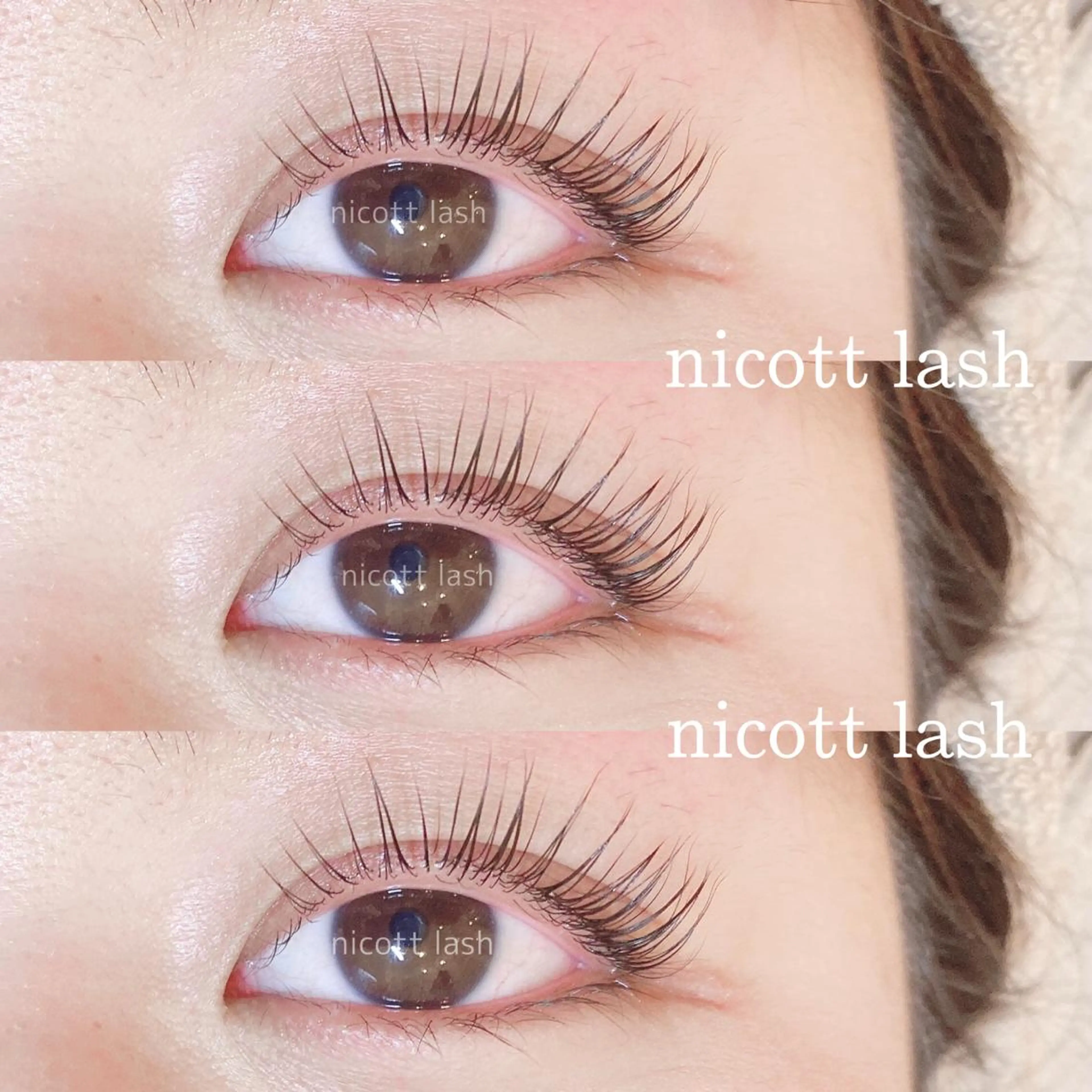 マツエク・マツパ パリジェンヌラッシュリフト nicottlash 天王寺店の眉毛・アイブロウイメージ