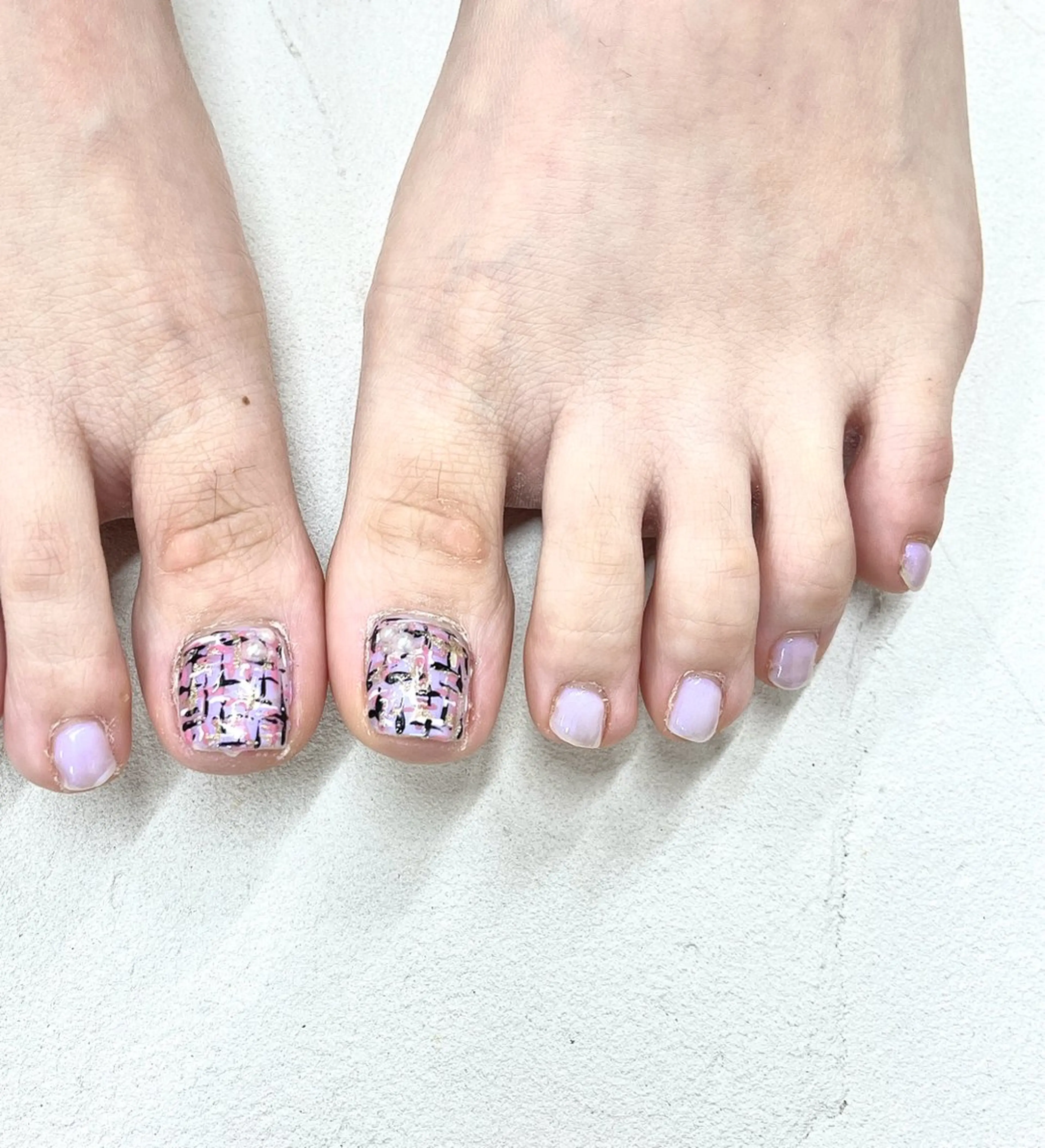 ネイル アートネイル フットネイル フレンチネイル ジェルネイル グラデーション Bianca市ヶ谷店 Aiuraのネイルデザイン