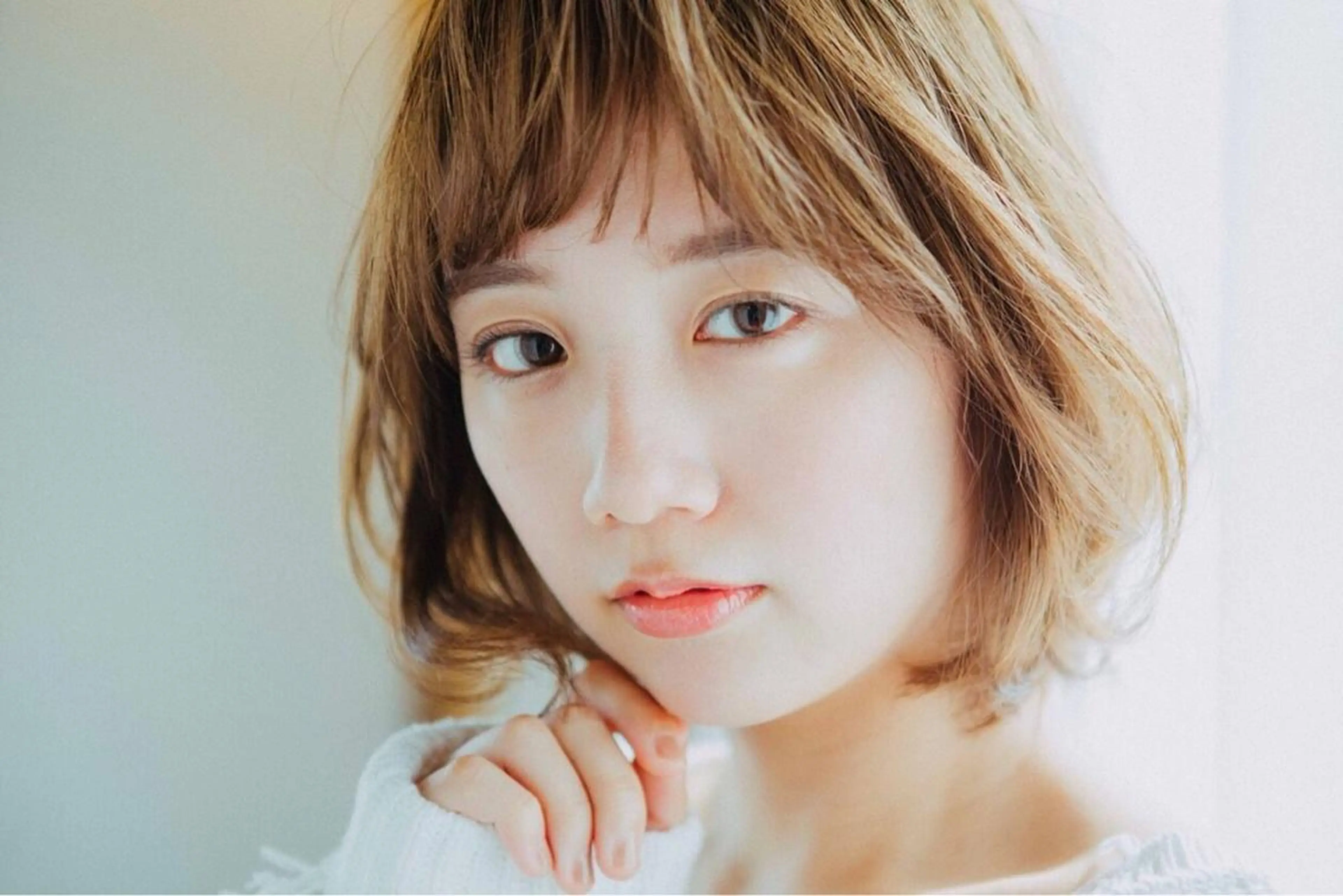 ミディアム -5歳大人ﾊｲﾗｲﾄ ✨津嘉山のヘアスタイル