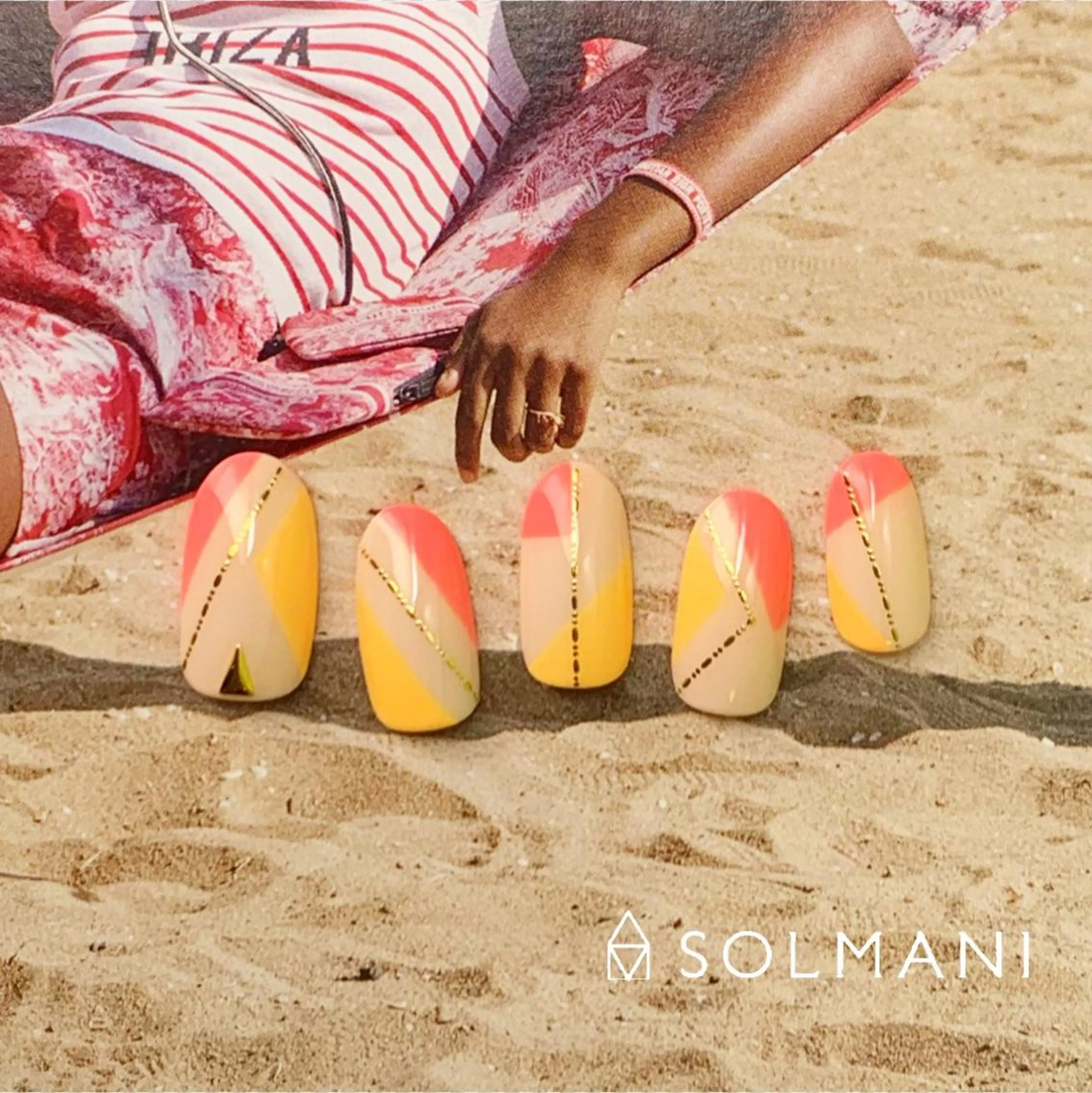 ネイル SOLMANI 予約担当のネイルデザイン