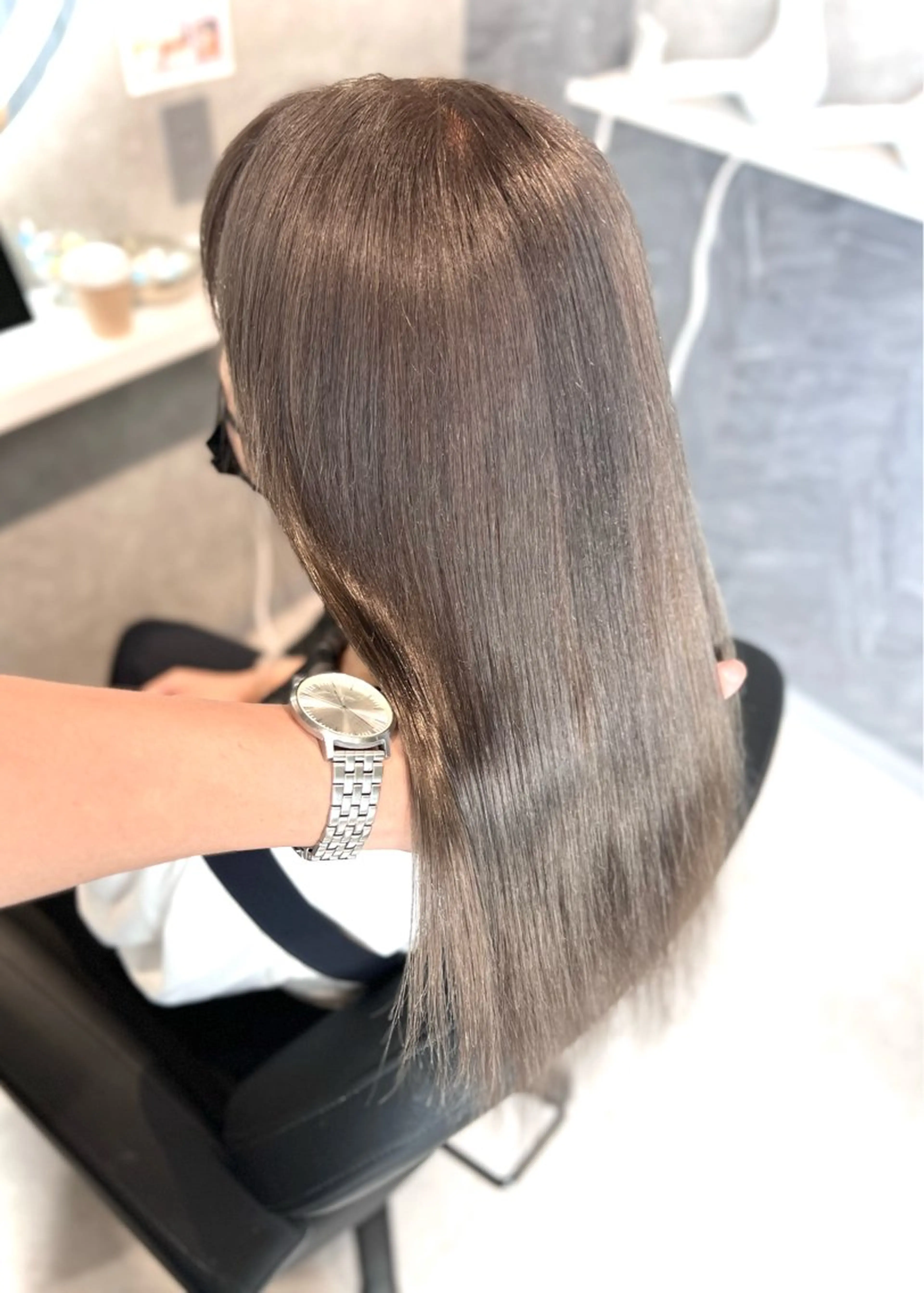 ミディアム カラー パーマ ヘアアレンジ メンズ キッズ 髪質改善 縮毛矯正 酸性ストレート ストレートパーマ 髪質改善SALON MIST＋所属・阪神尼崎駅徒歩2分 半個室サロン　小田稔のヘアスタイル