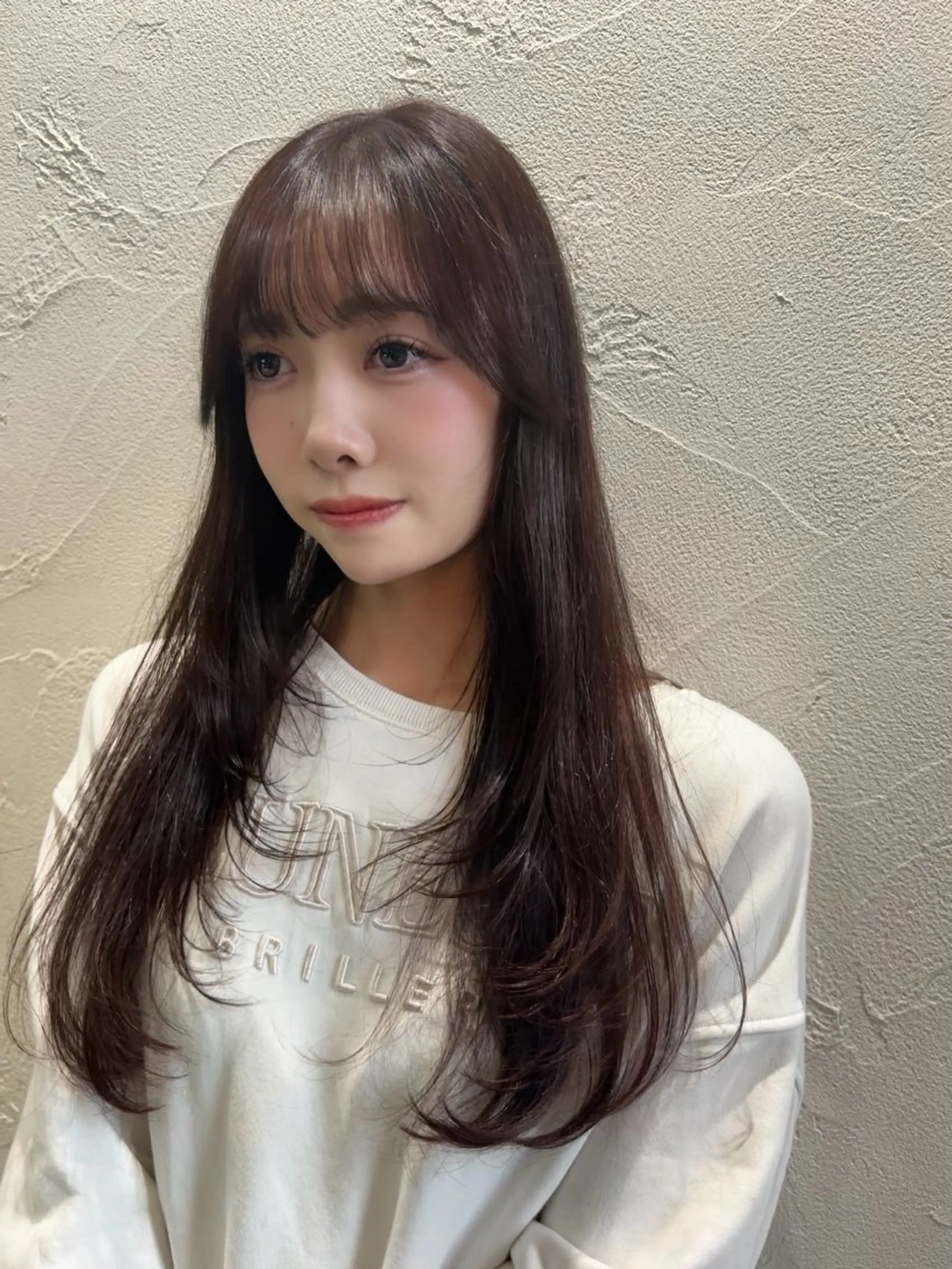 ロング カラー 中嶋心渚⌇透明感 カラー️🩵🎀‪のヘアスタイル