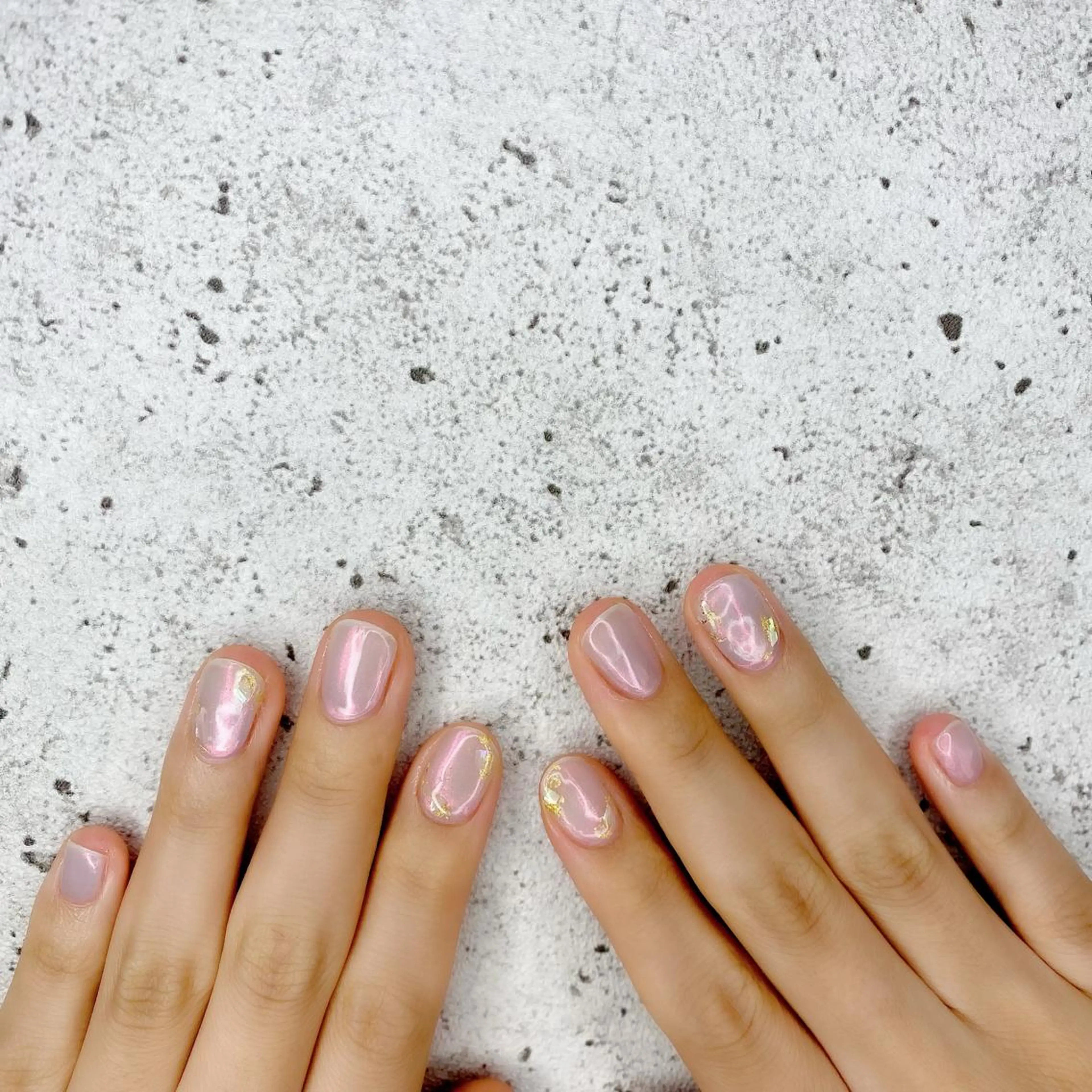 ショート カラー パーマ ヘアアレンジ メンズ キッズ ネイル マツエク・マツパ アートネイル オーロラネイル ミラーネイル ハンドネイル Salon Ｋのネイルデザイン