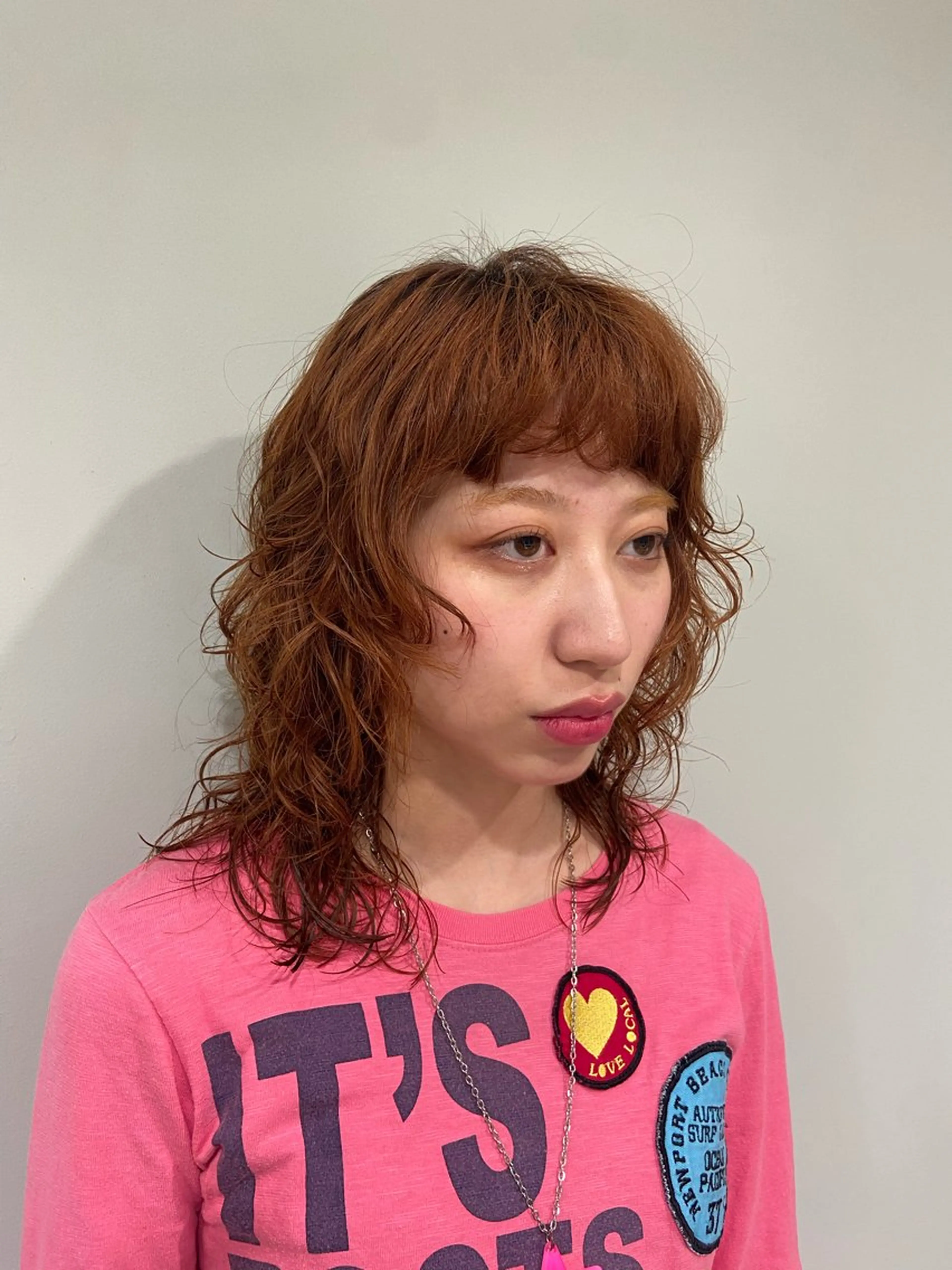 ショート パーマ atelier doux dimanche（アトリエ・ドゥー・ディマンシュ）所属・Fukamiレイヤー 透明感カラーのヘアスタイル