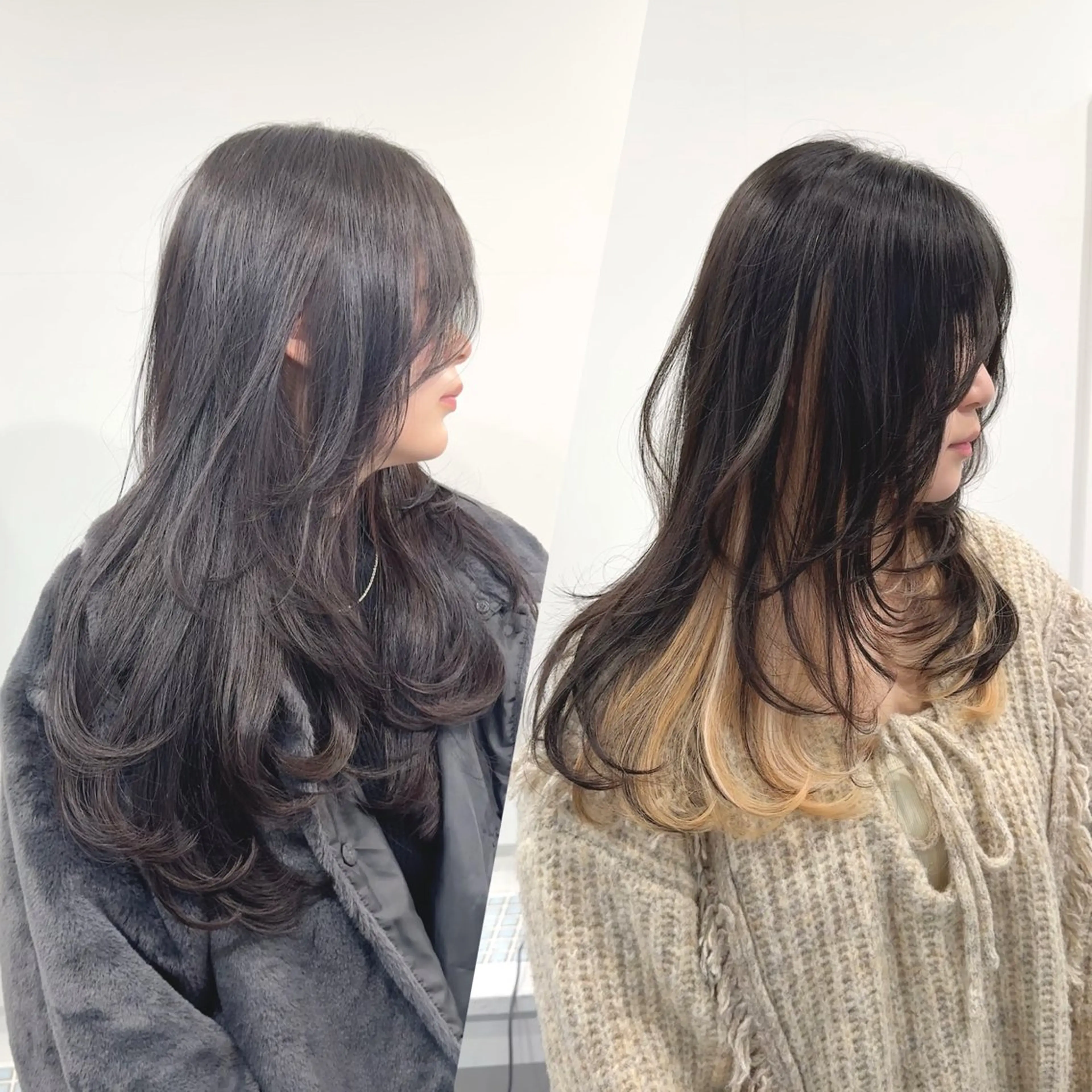 ロング カラー ヘアアレンジ レイヤーカット カット ヘアカラー SALOWIN京都河原町Suite店所属・外国人風レイヤー/ ハイトーンSHUのヘアスタイル