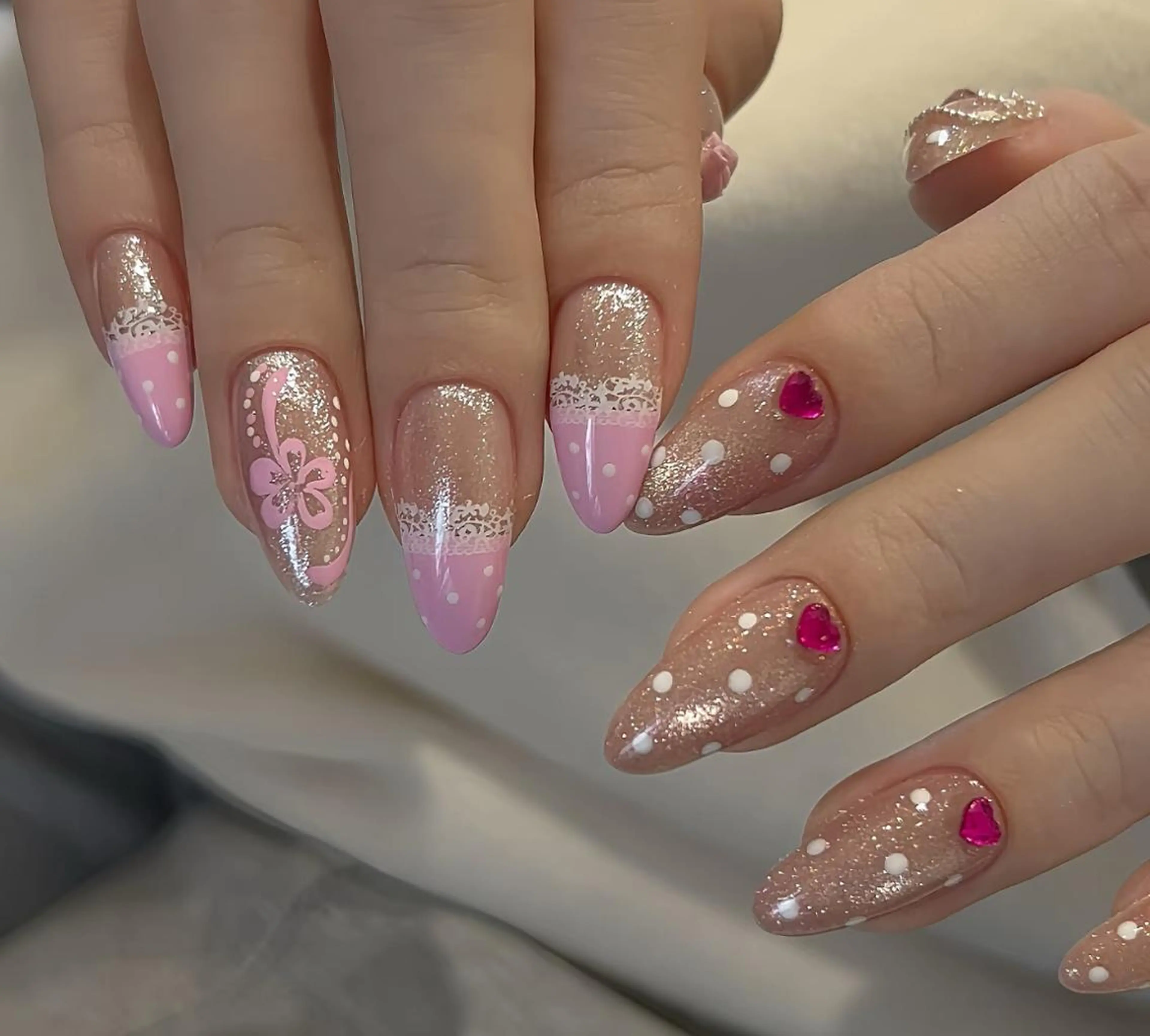 キッズ ハンドネイル エ リのネイルデザイン