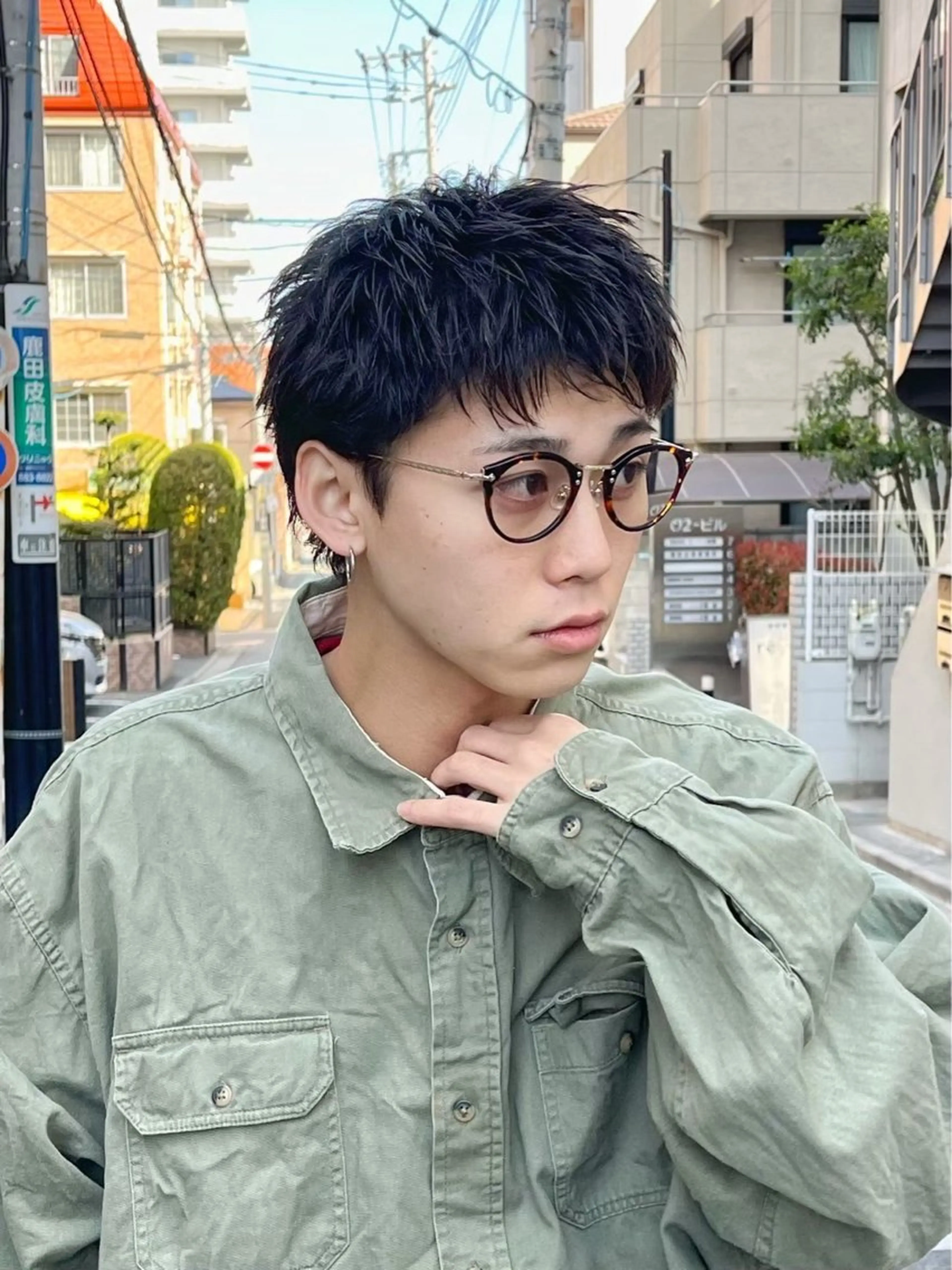 ショート 賀数 一郎のヘアスタイル